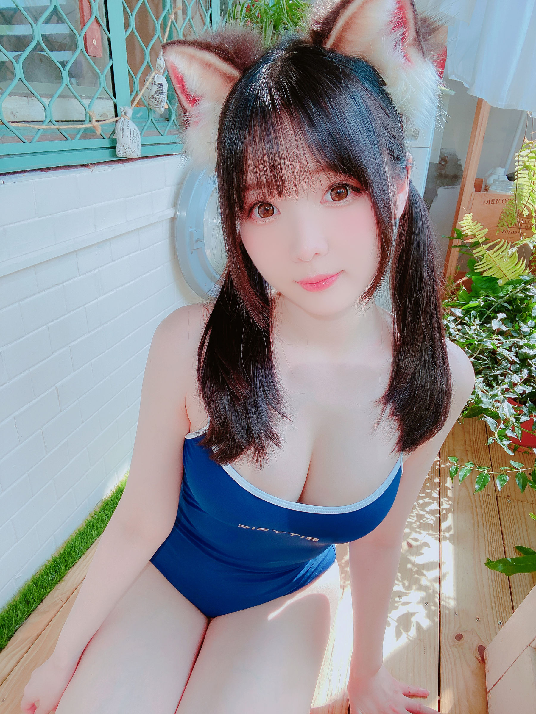 [福利COS] 微博妹纸霜月shimo[fantia] 2022-11-17 スク水第4张