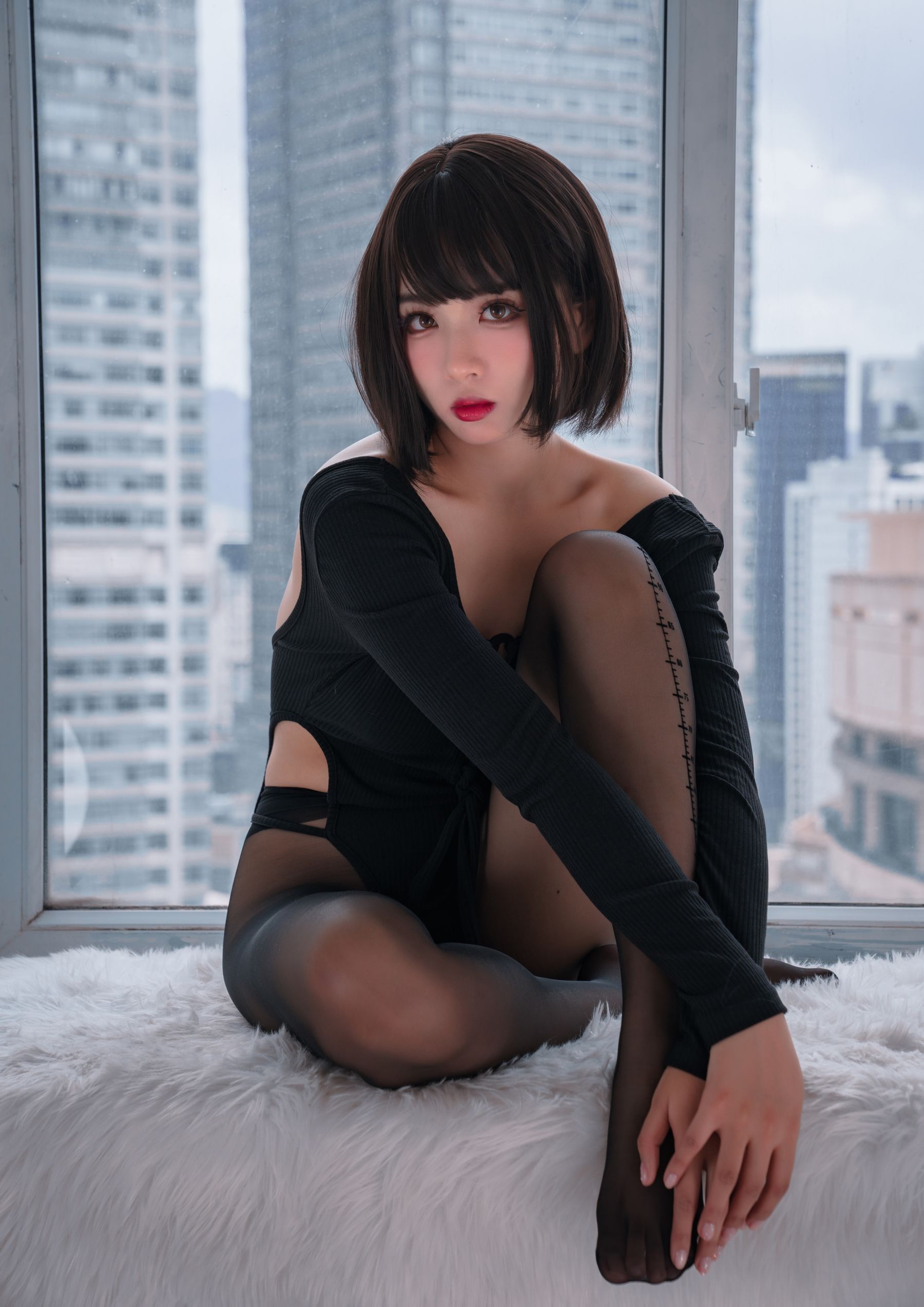 [福利COS] 轩萧学姐 - 量个腰围第4张