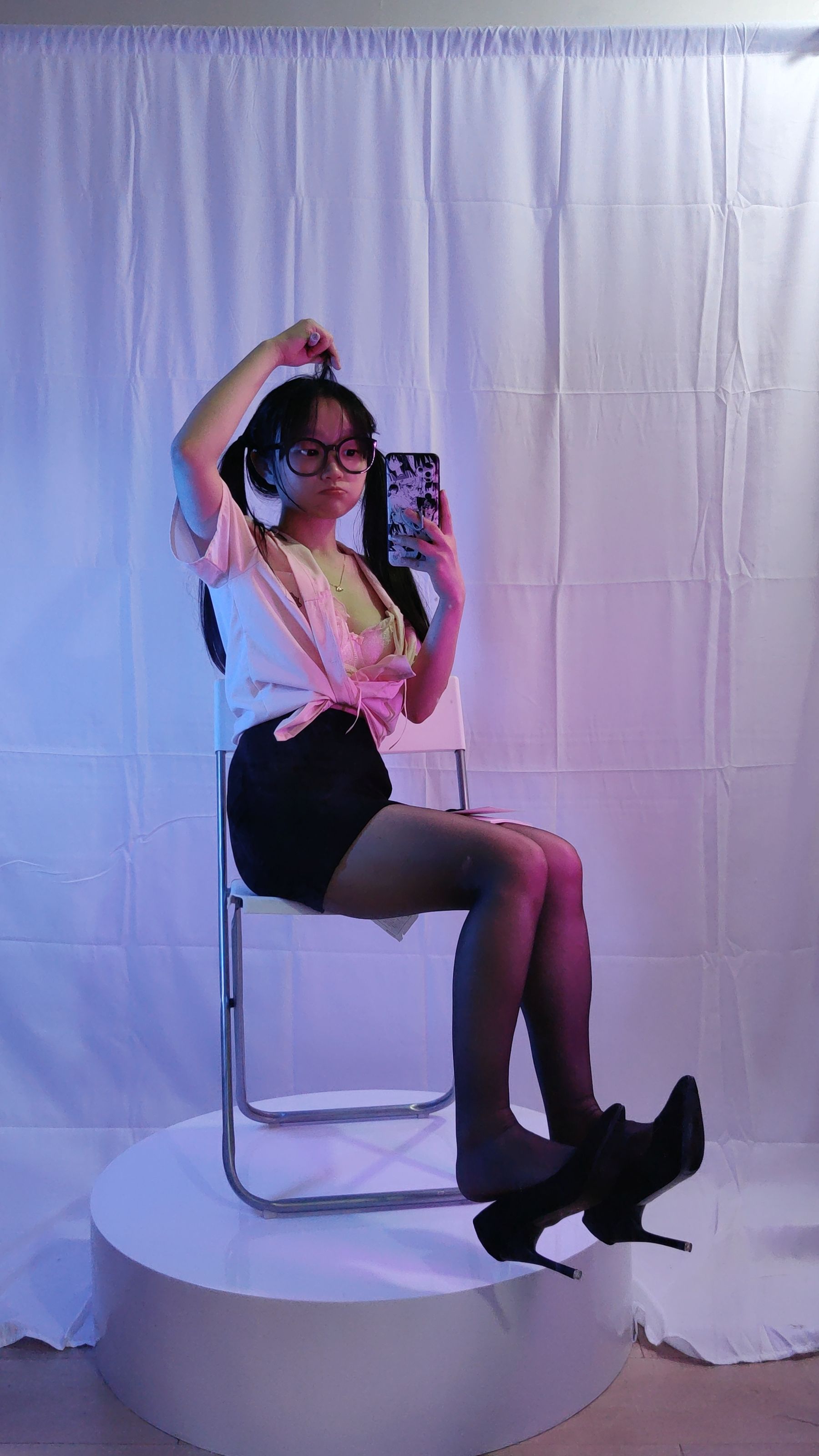 [福利COS] 神沢永莉 - 双马尾黑丝班主任第12张