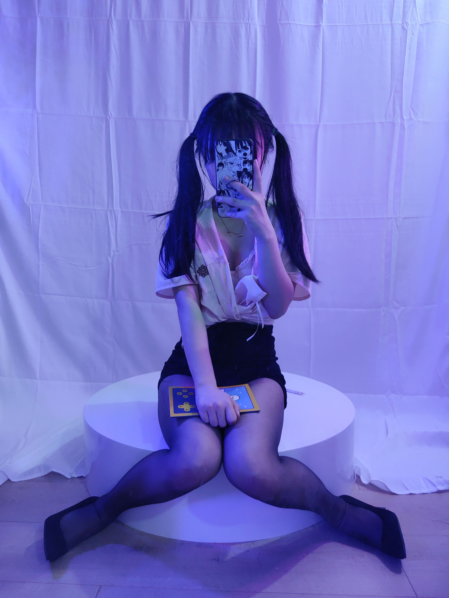 [福利COS] 神沢永莉 - 双马尾黑丝班主任第24张