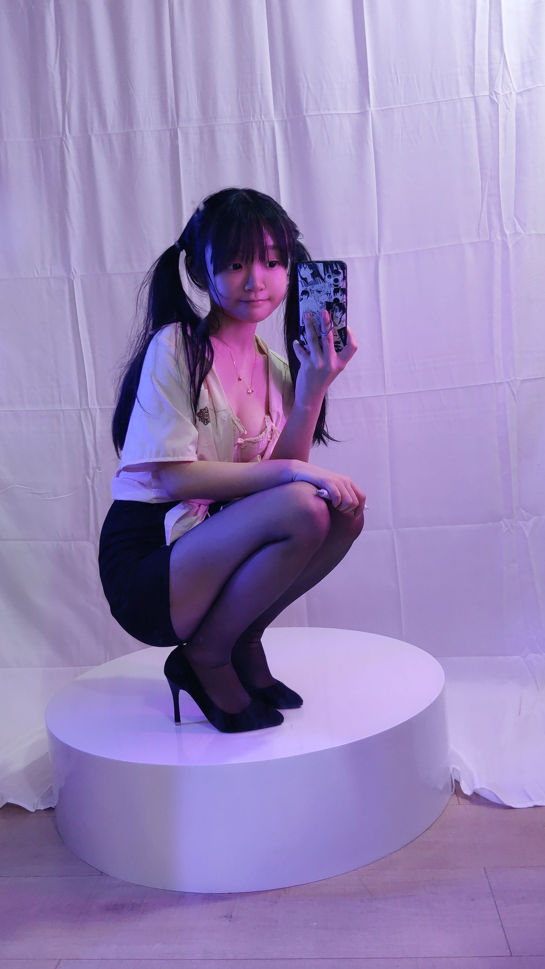 [福利COS] 神沢永莉 - 双马尾黑丝班主任第10张