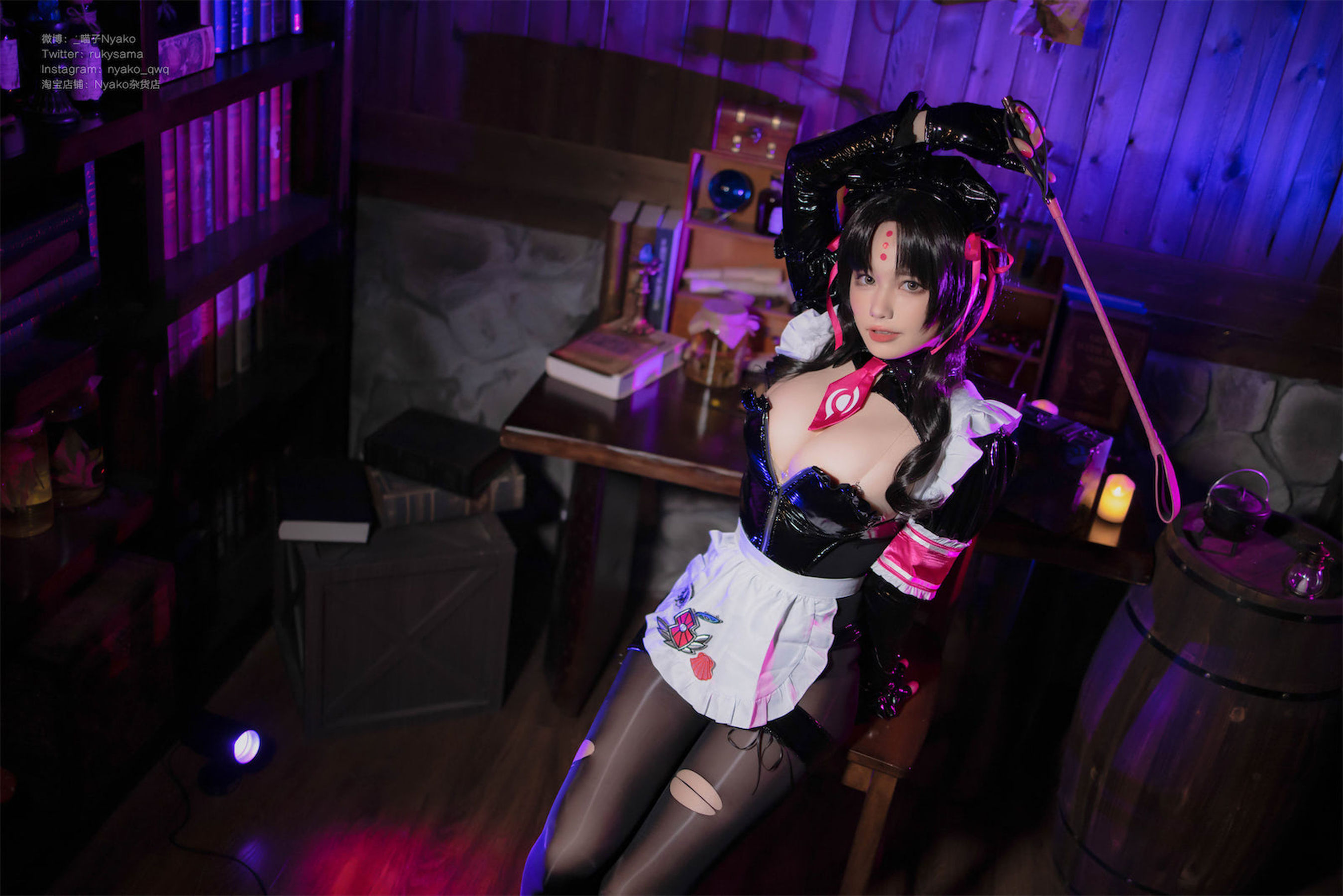 [福利COS] 萌妹子Nyako喵子 - 杀生院女仆第6张