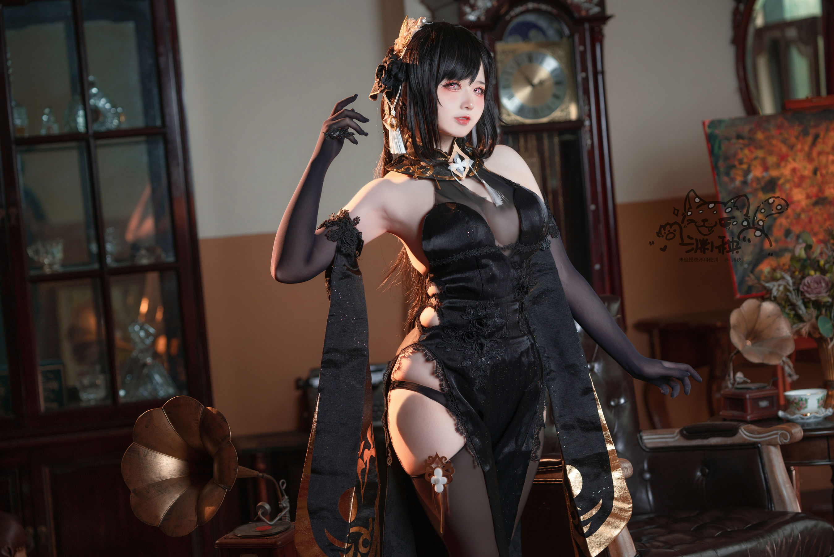 [福利COS] -渊秧- - 镇海旗袍第4张