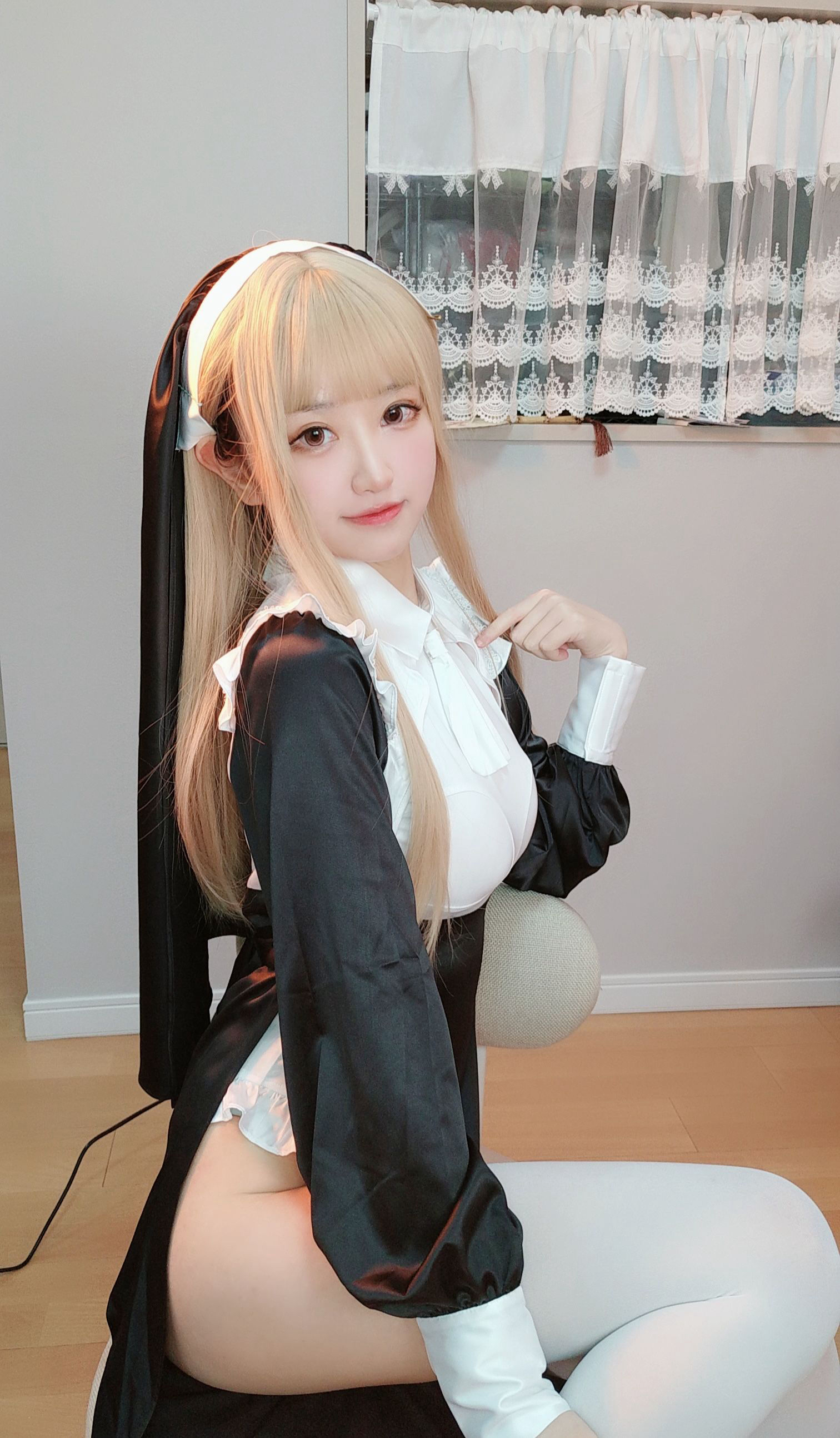 [福利COS] 千阳(ちよ) - 修女第6张