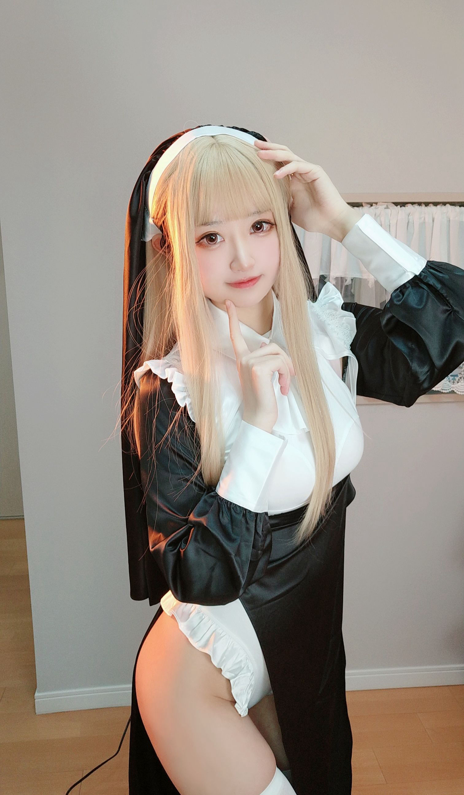 [福利COS] 千阳(ちよ) - 修女第5张