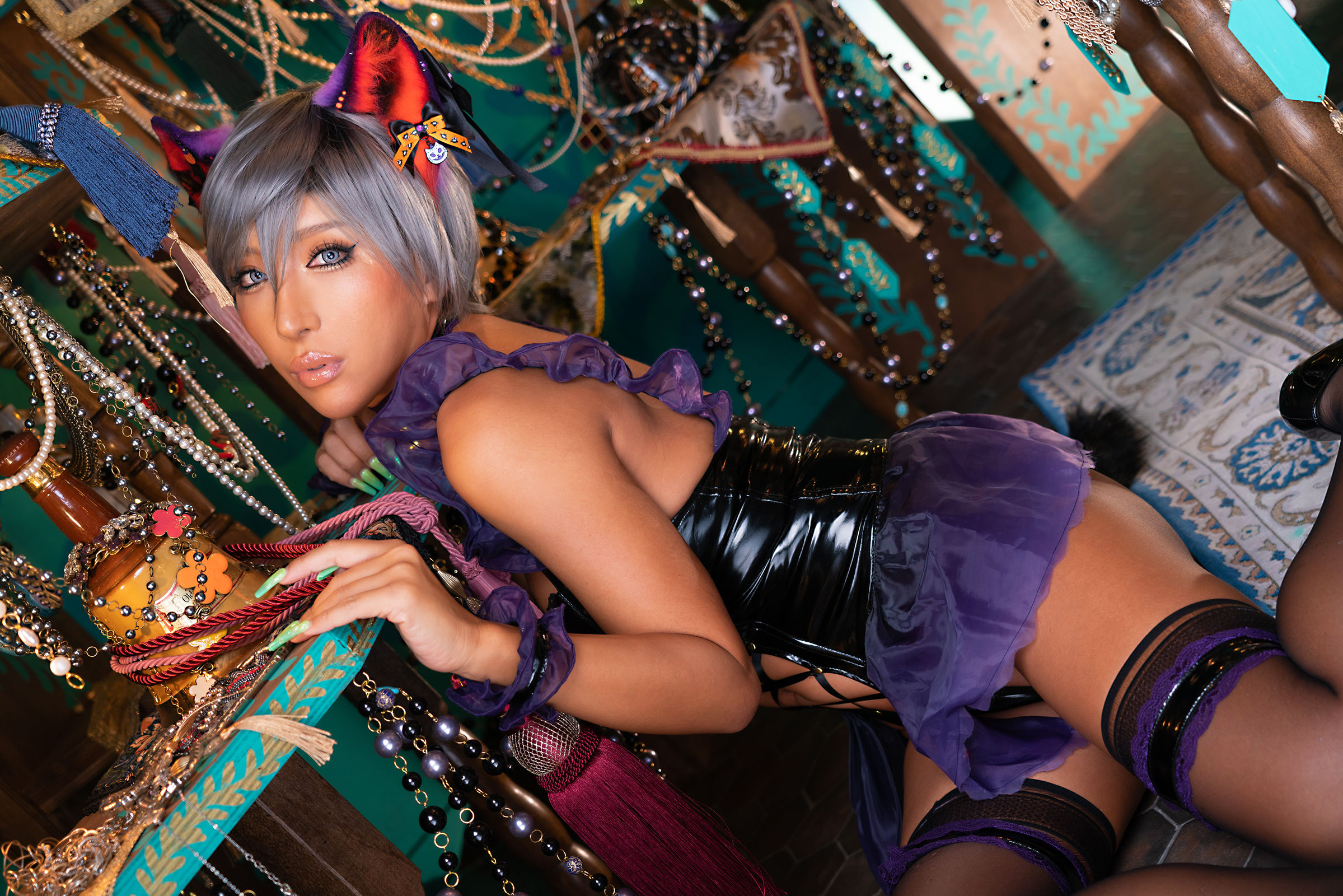 [福利COS] [Cosplay][nonsummerjack] non - ハロウィンキャットだにゃにゃにゃん第24张