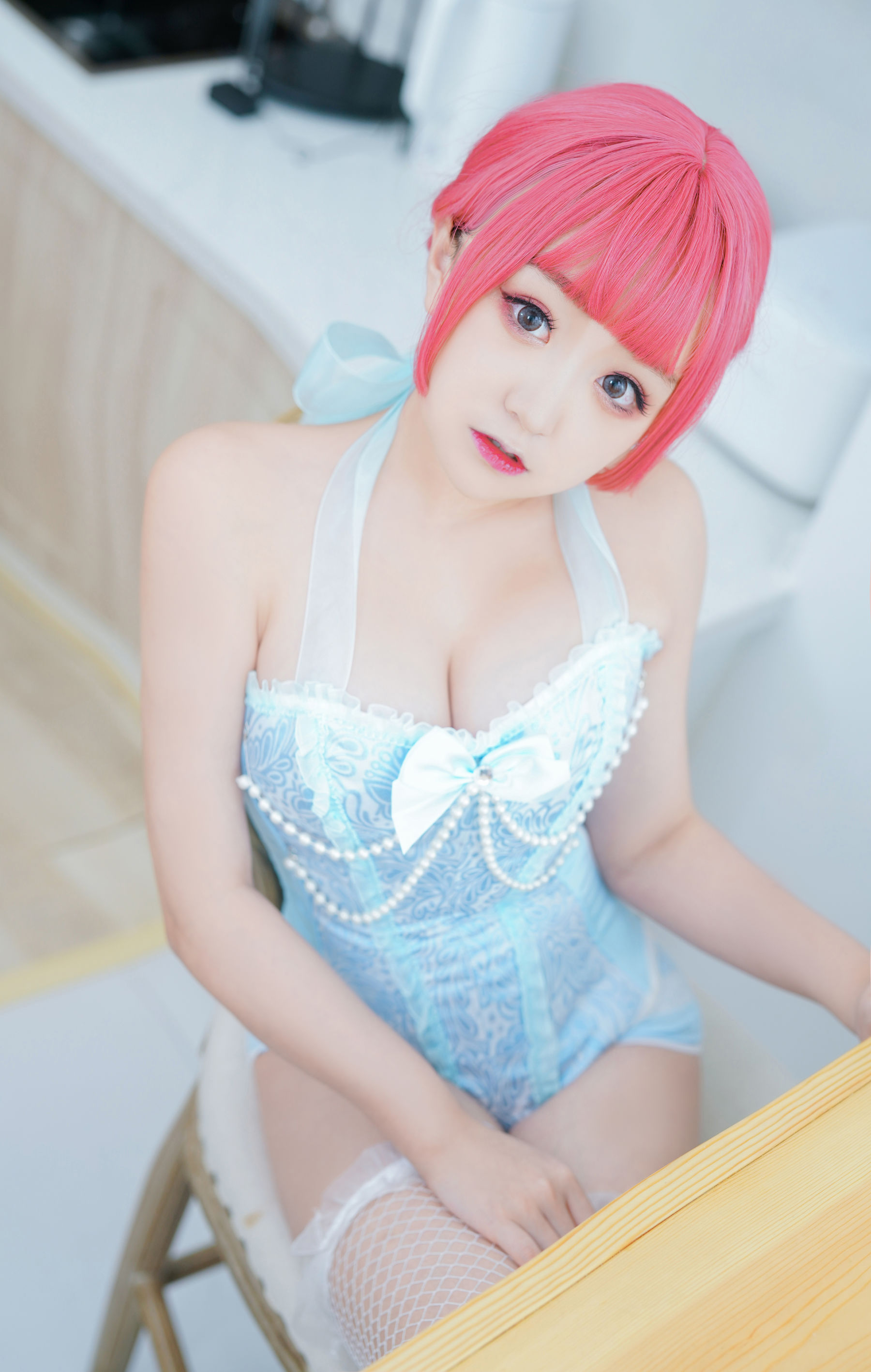 [福利COS] 动漫博主恩田直幸 - 蓝色束缚第12张