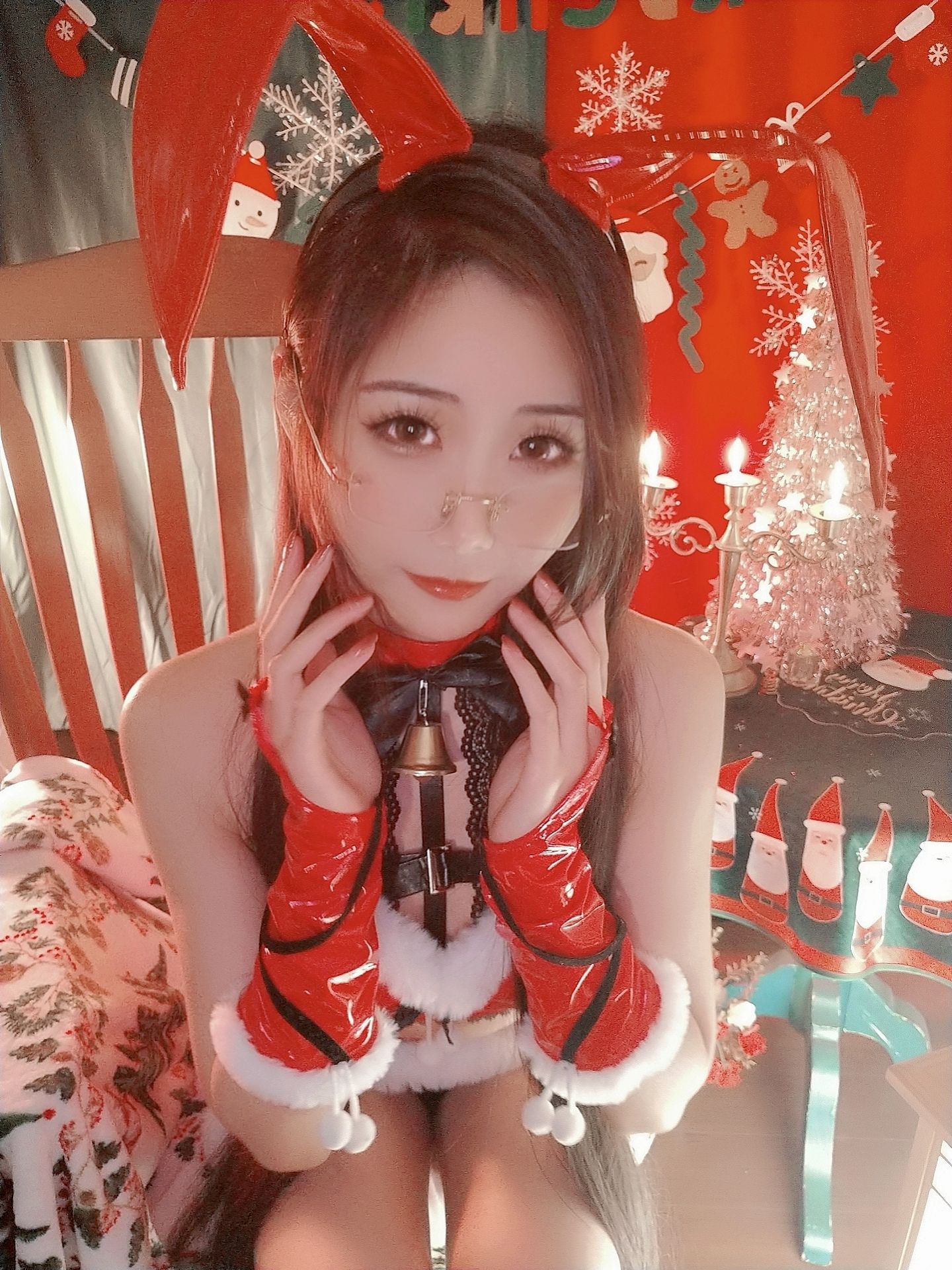 [福利COS] 动漫博主曉美媽 - 圣诞自拍第2张