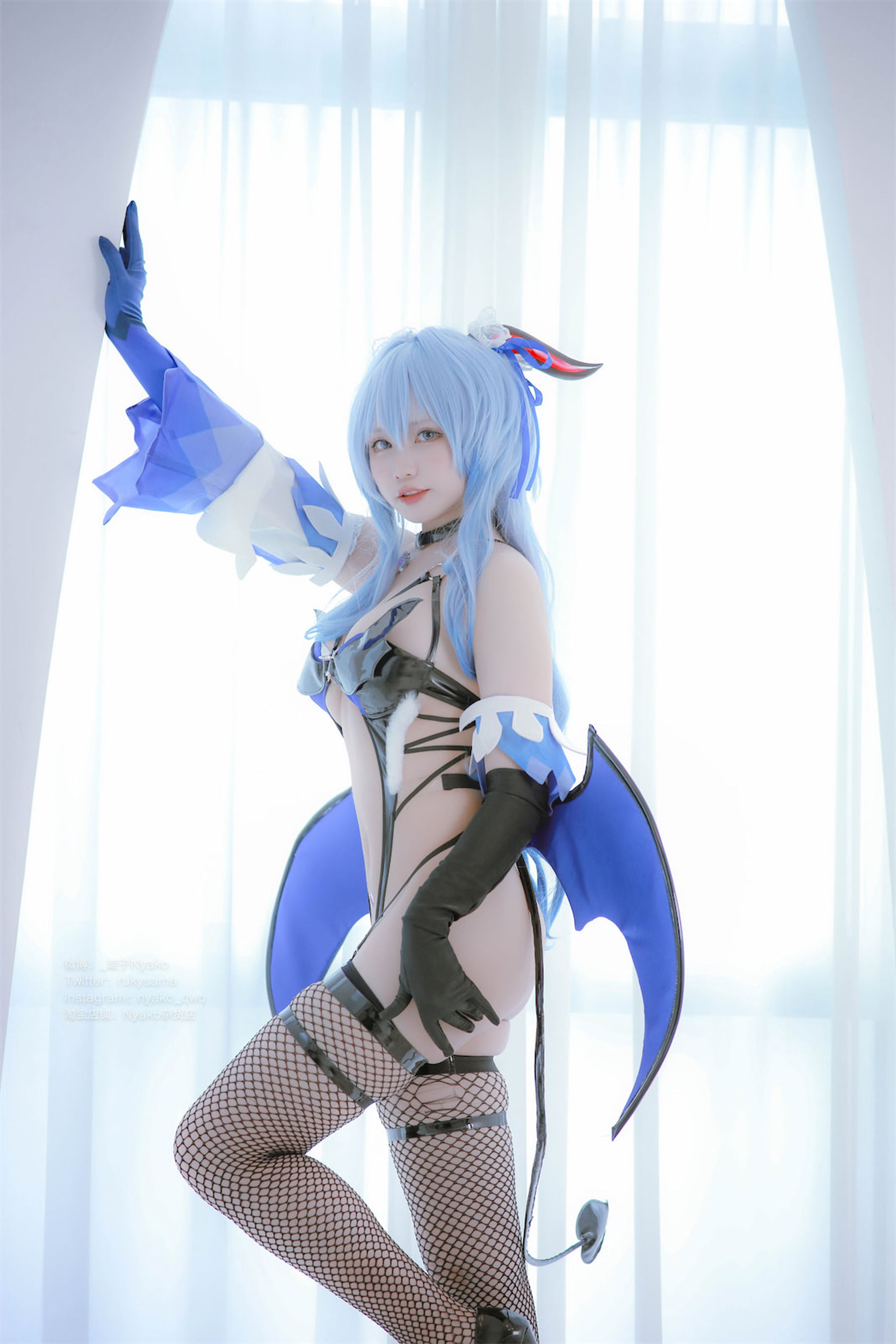 [福利COS] 萌妹子Nyako喵子 - 原神甘雨魅魔第8张