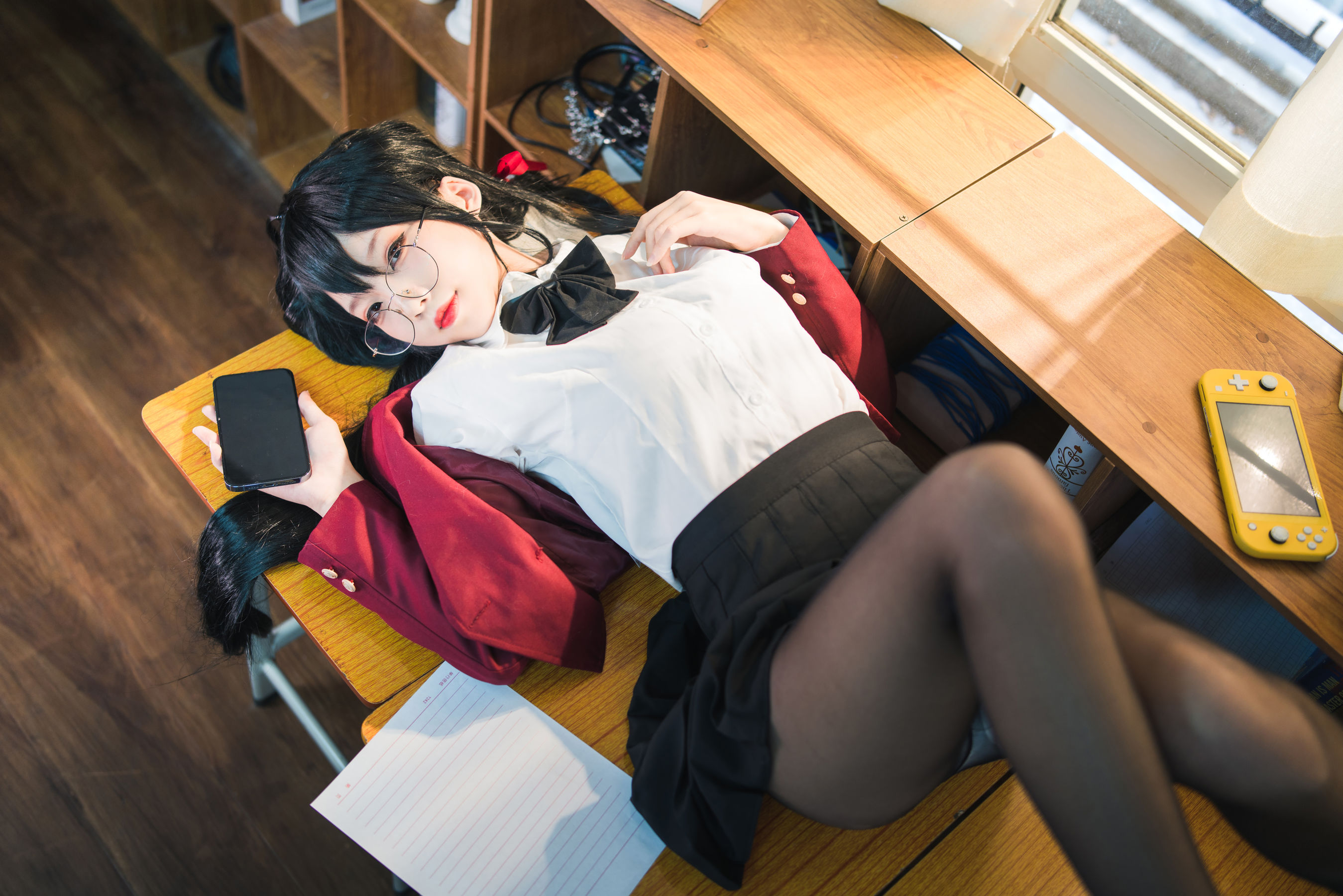 [福利COS] 狐玖玖 - 碧蓝航线 大凤JK第3张