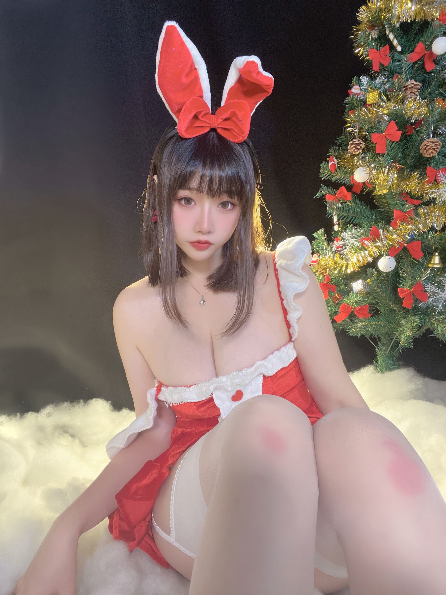 [福利COS] 是一只废喵了 - 圣诞连衣裙第25张