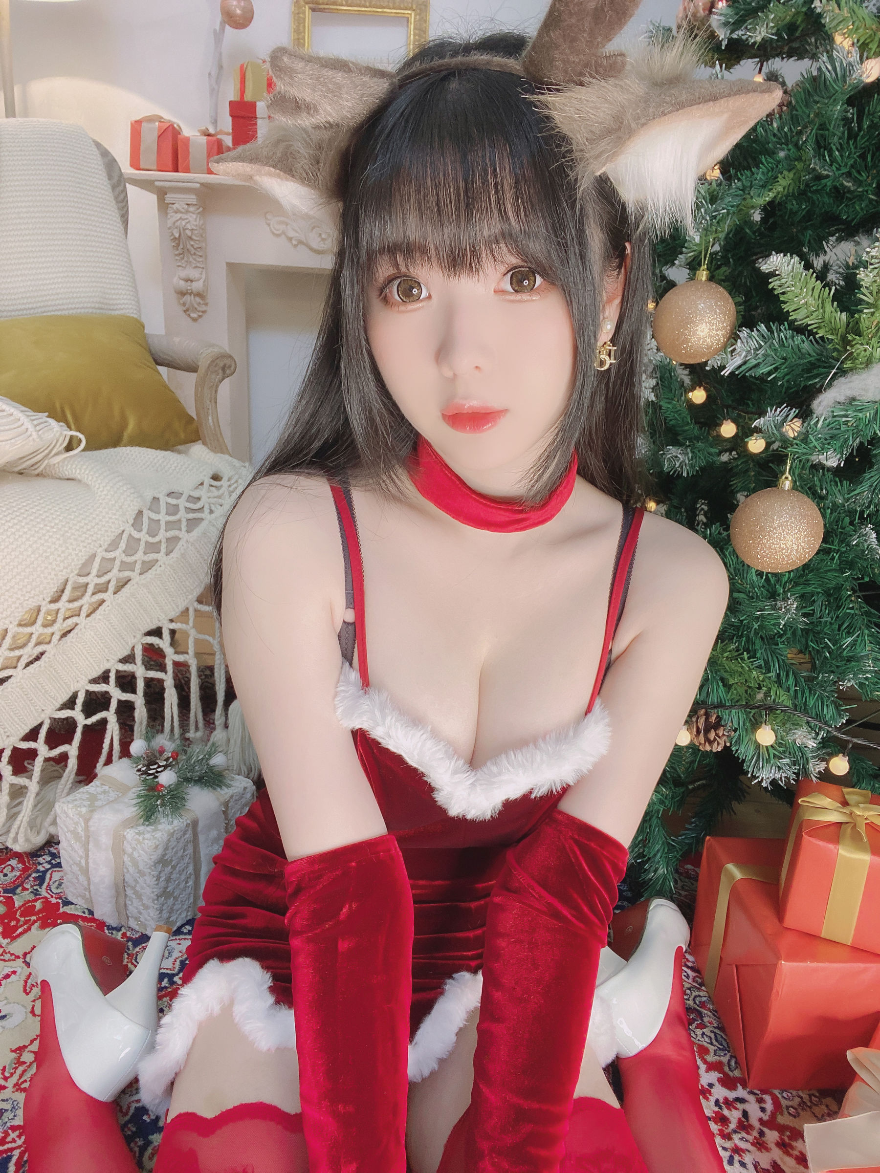 [福利COS] 微博妹纸霜月shimo[fantia] 2022-12-25 メリー・クリスマス！！第6张