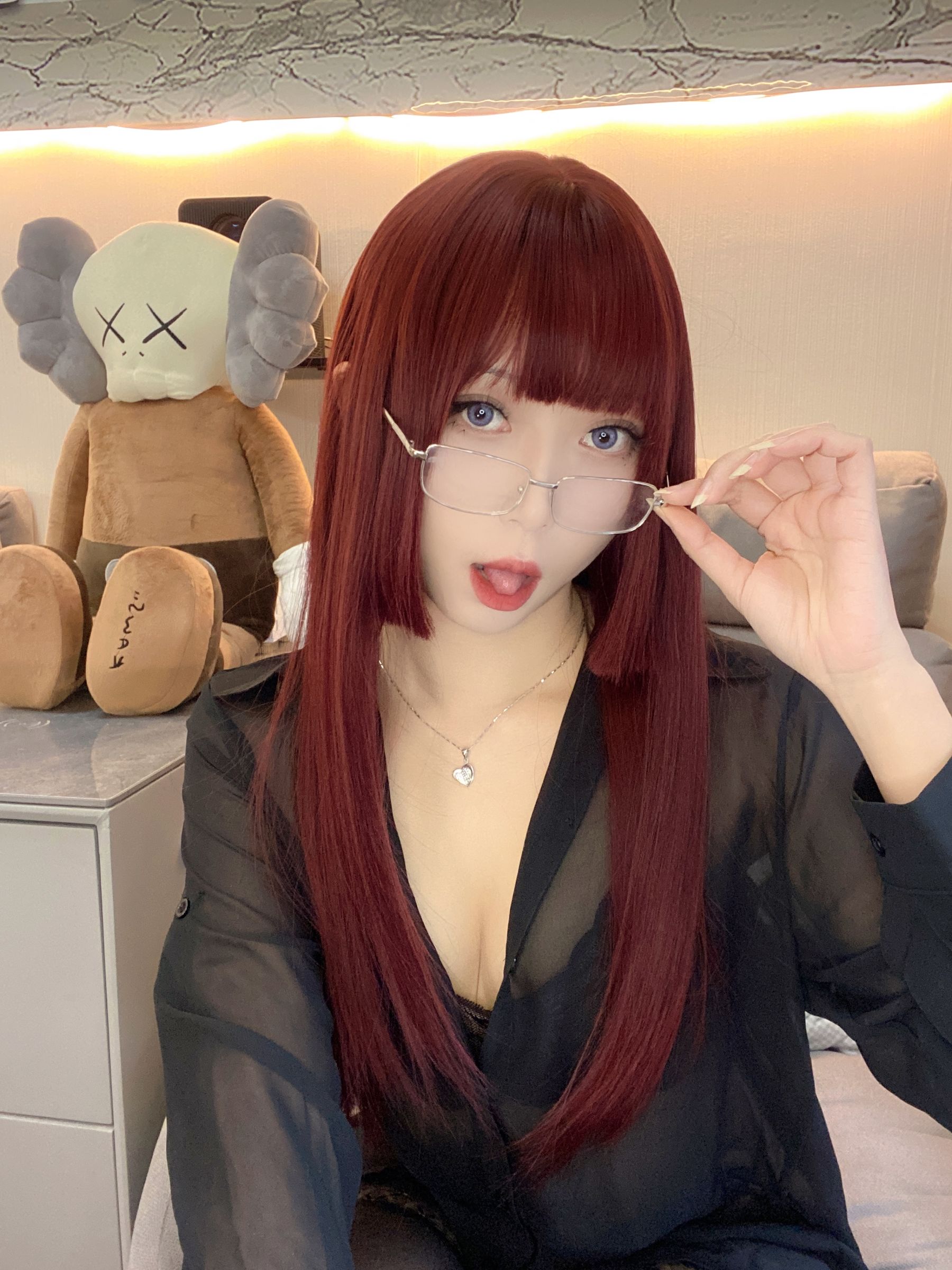 [福利COS] 动漫博主Money冷冷 - 黑衬衫第11张