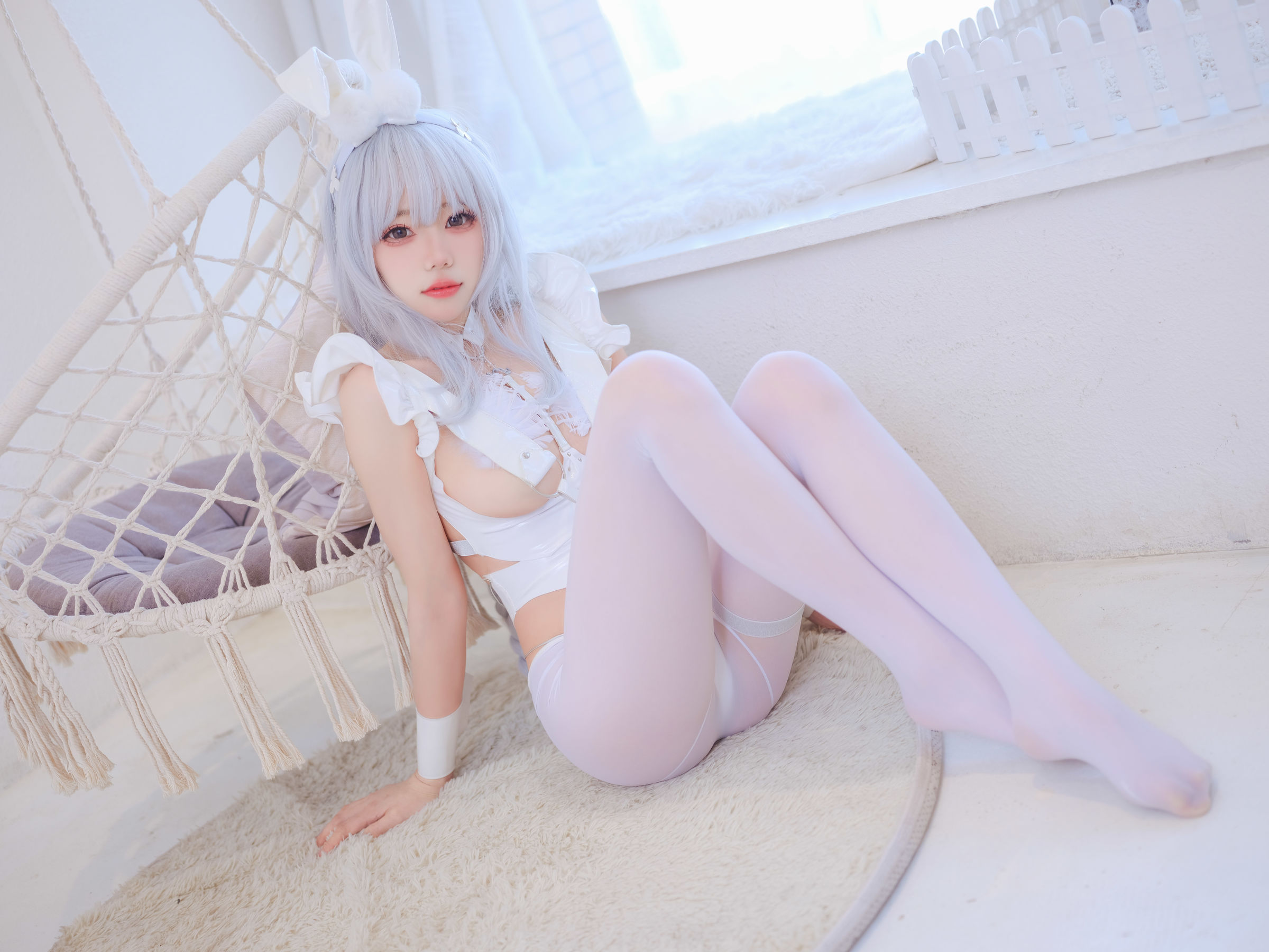 [福利COS] 咬一口兔娘 - 恶毒兔女郎第1张