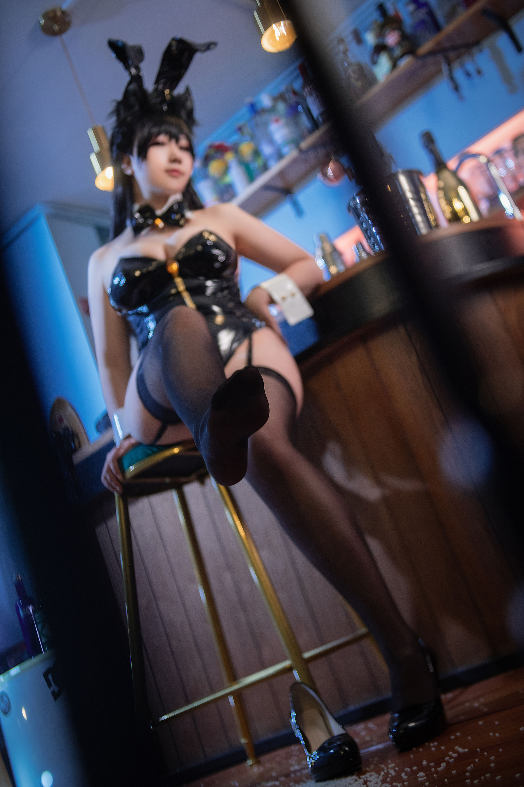 [福利COS] 微肉感萌妹是本末末 - 爱宕兔女郎第12张