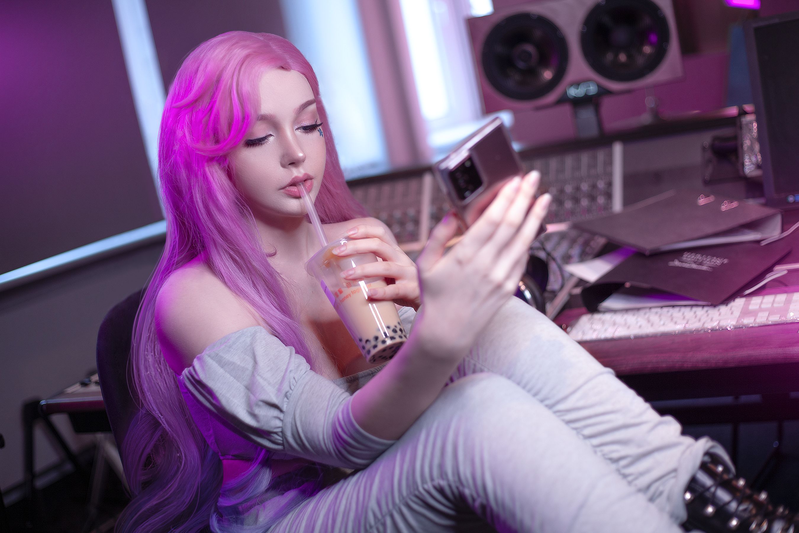 [COS福利] 国外美女SayaTheFox - KDA第4张