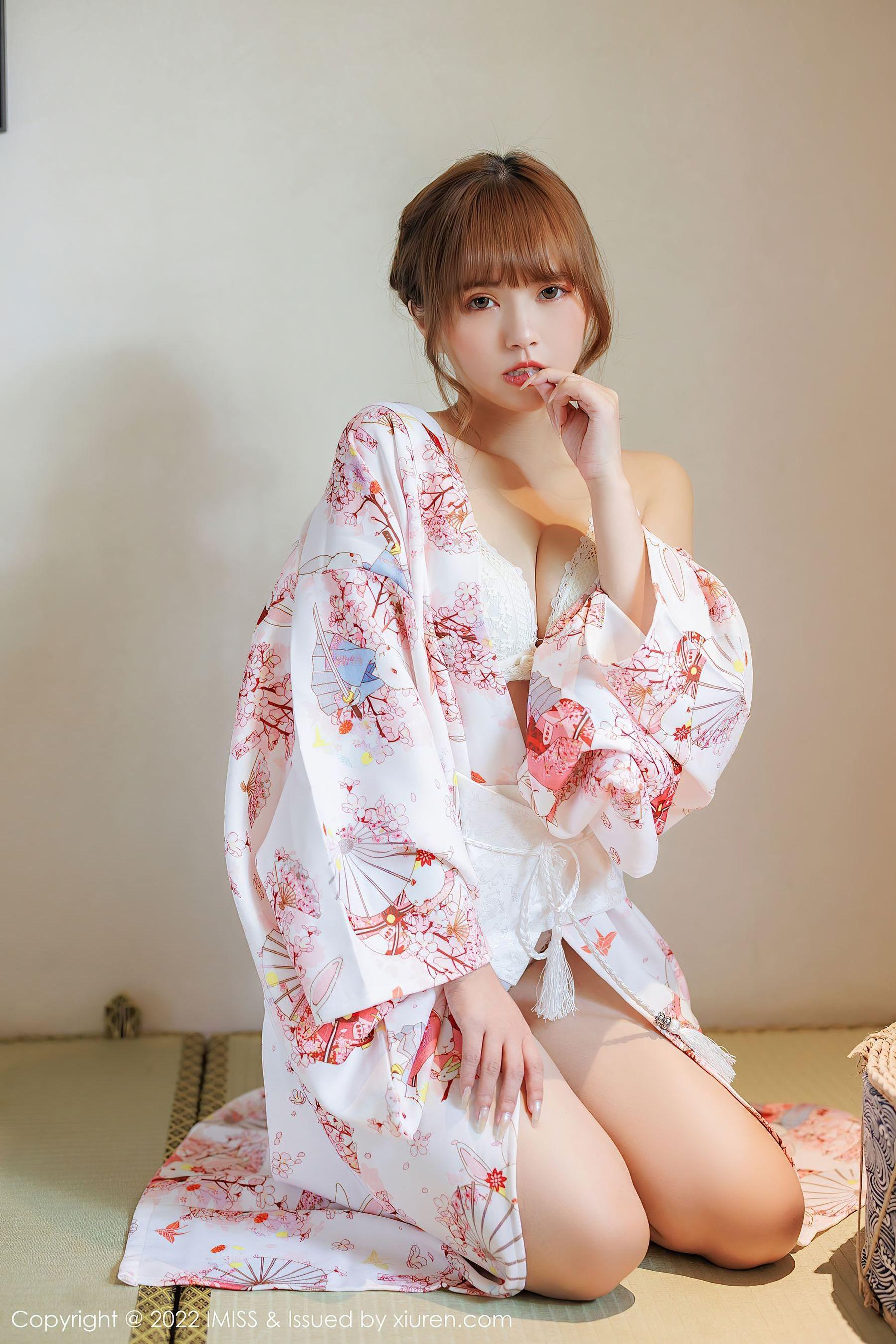 爱蜜社 VOL.676 张思允Nice 蕾丝内衣美胸写真第18张