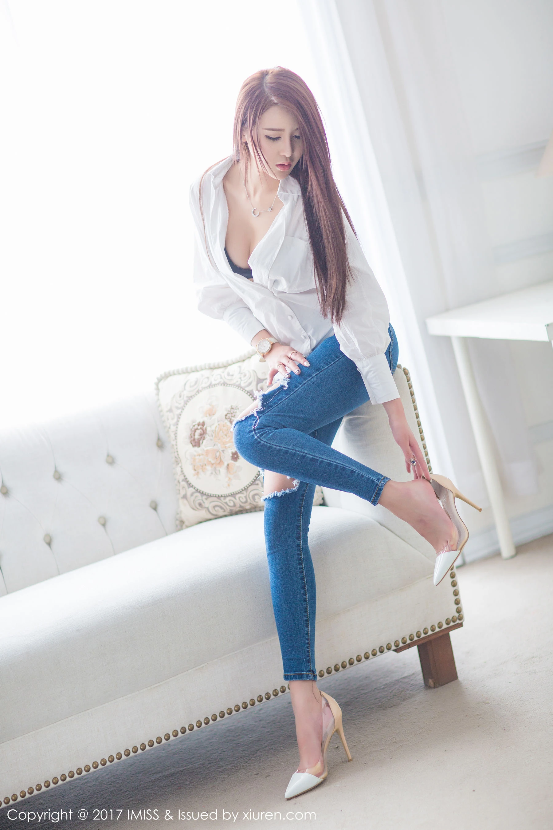 娜大少爷《天生丽质型女神》 爱蜜社 Vol.148第3张