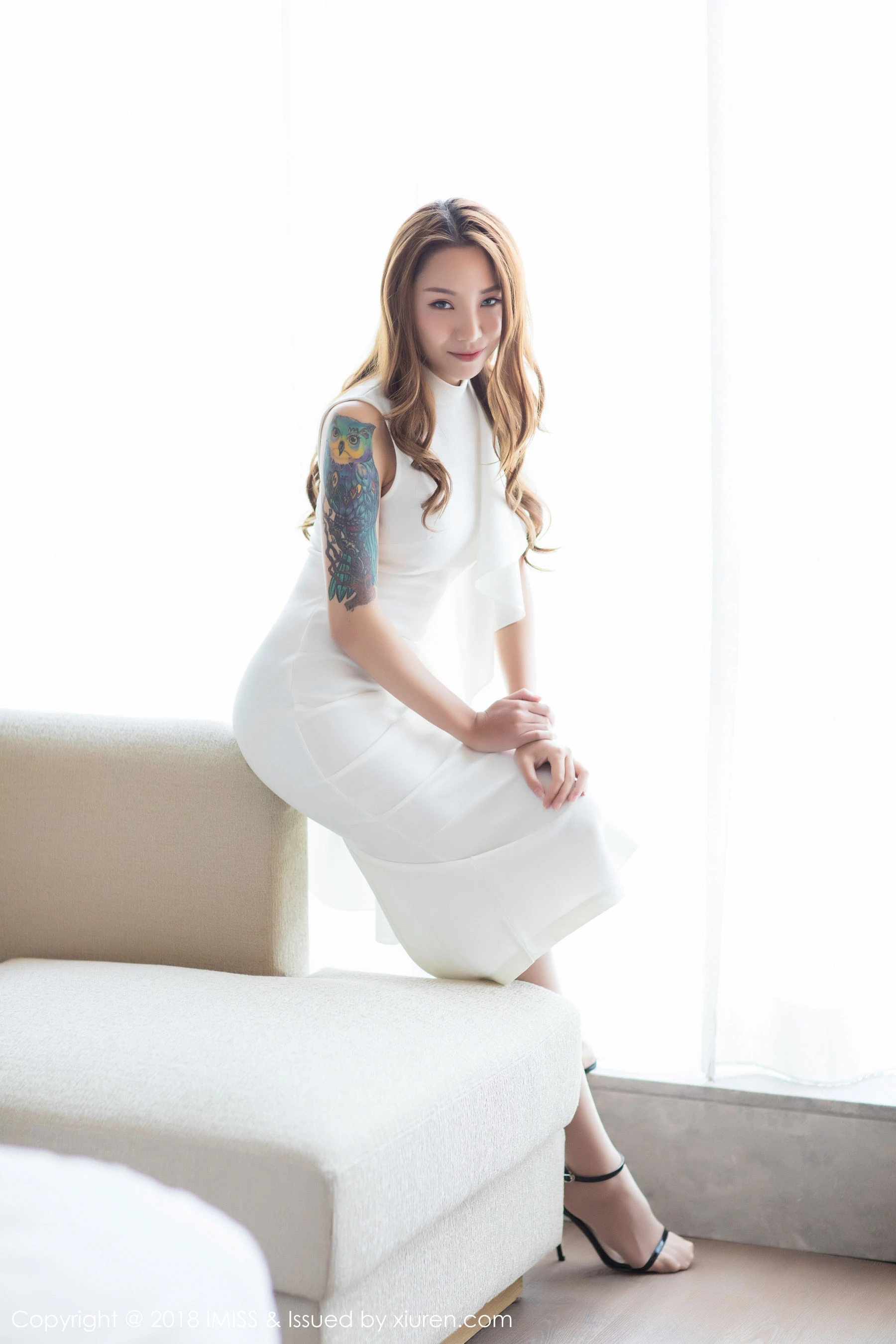 模特Vissa《独特的熟女气质》 爱蜜社IMiss Vol.257第17张