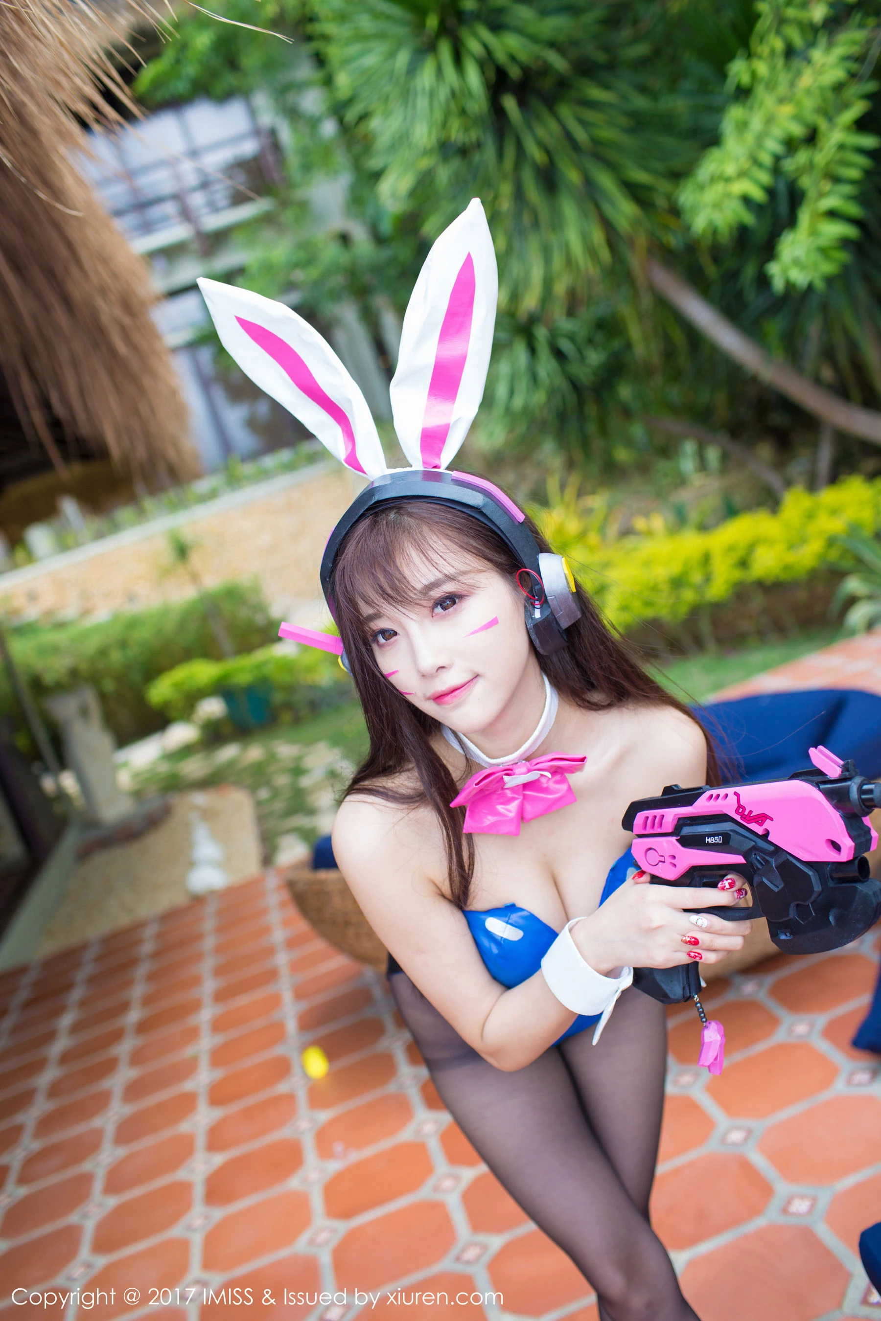 杨晨晨sugar《网格镂空内衣+DVA系列》 爱蜜社 VOL.154第20张