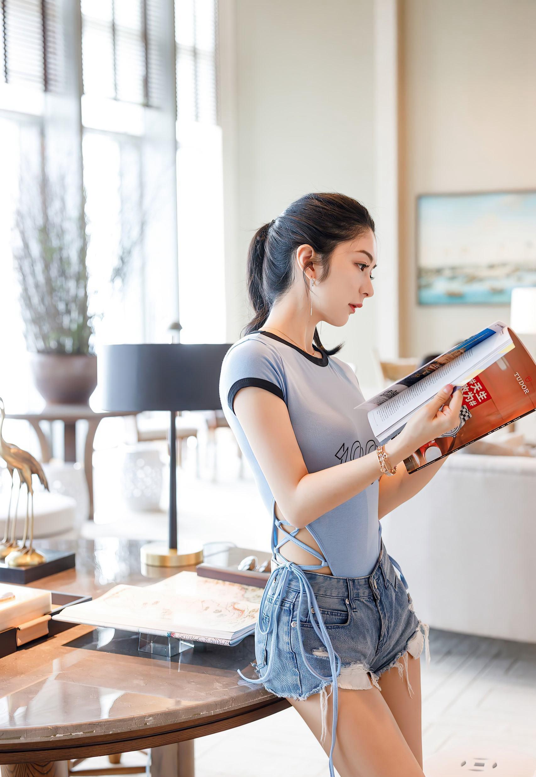  IMiss爱蜜社 Vol.489 Angela小热巴第1张