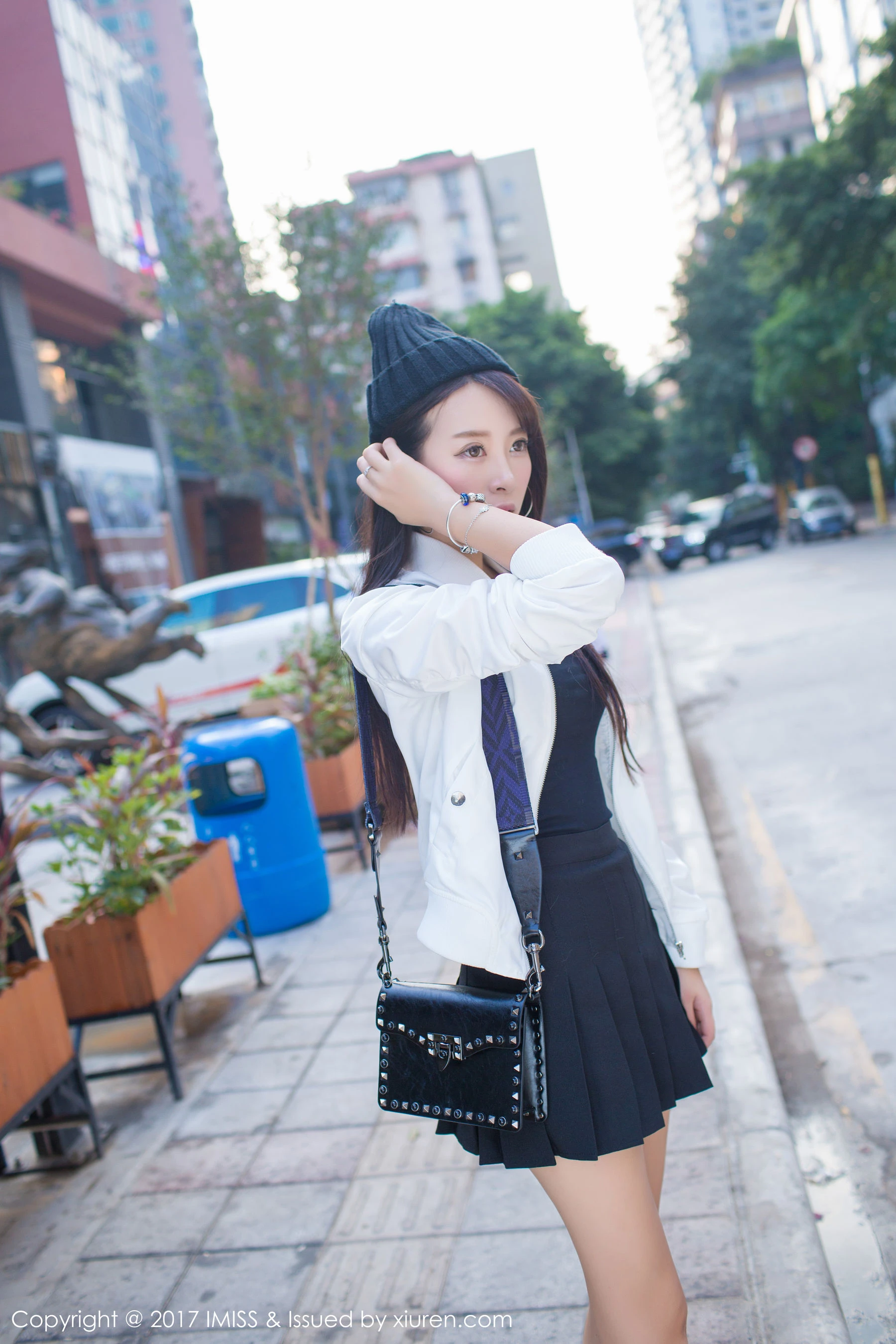 女神@王曼妮好Q街拍系列 爱蜜社 VOL.163第8张