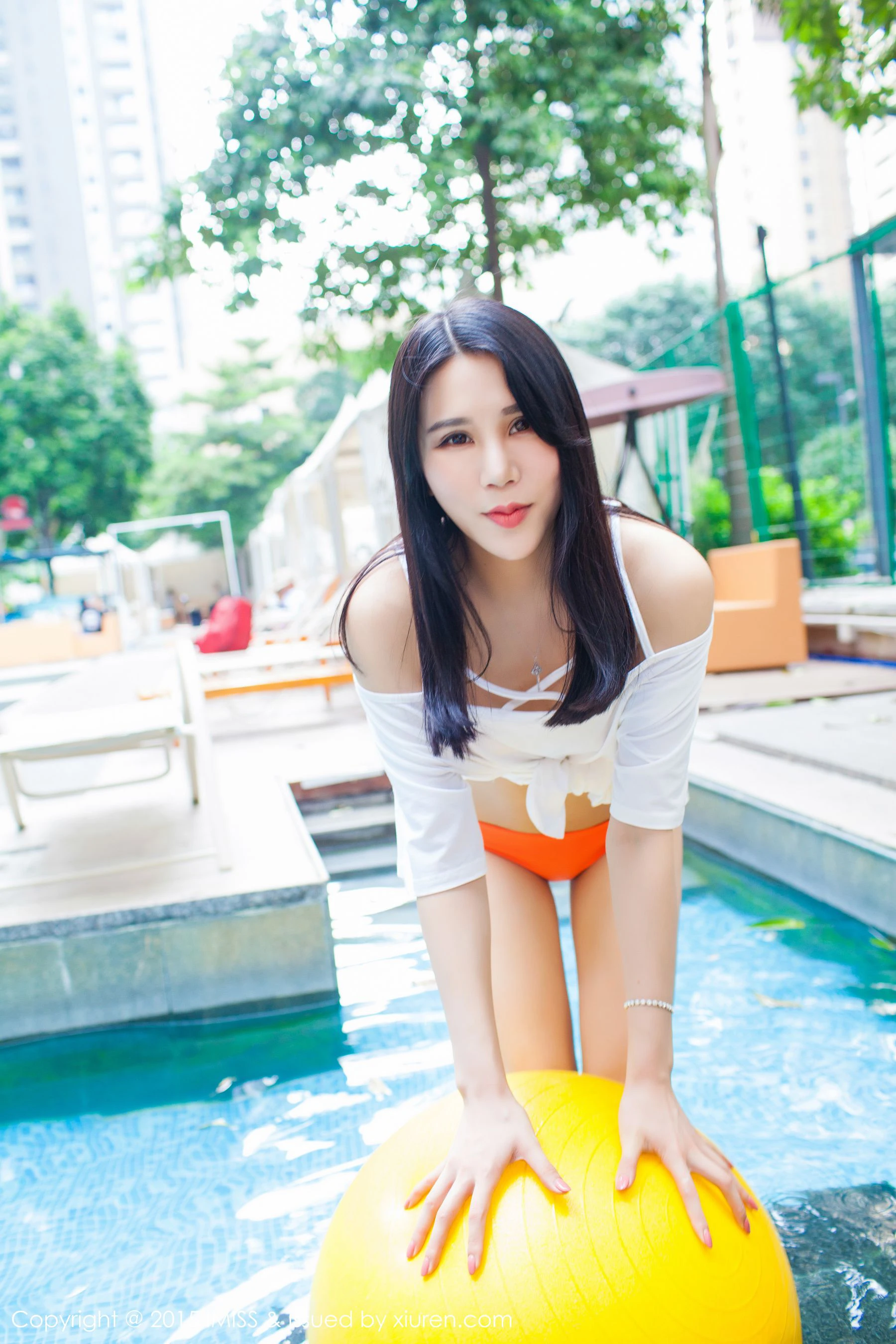  林恩芝alu《清新外拍》 爱蜜社IMiss Vol.048第8张