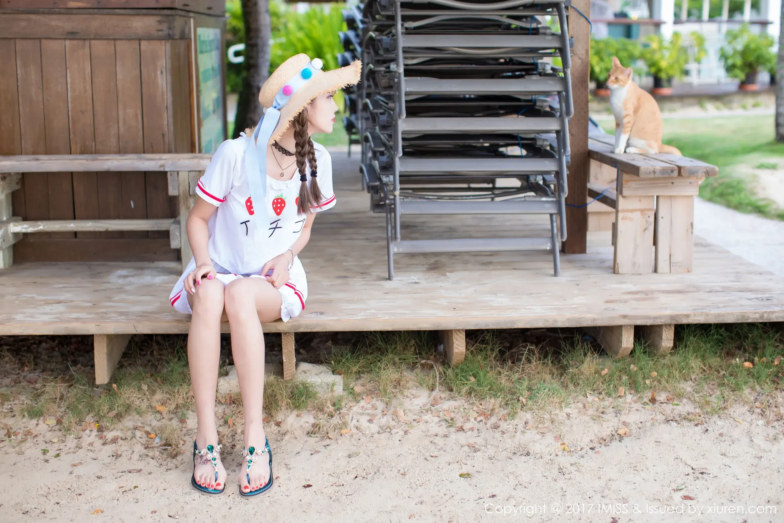 杨晨晨sugar《阳光和沙滩,香车与美人》 爱蜜社IMiss Vol.185第1张