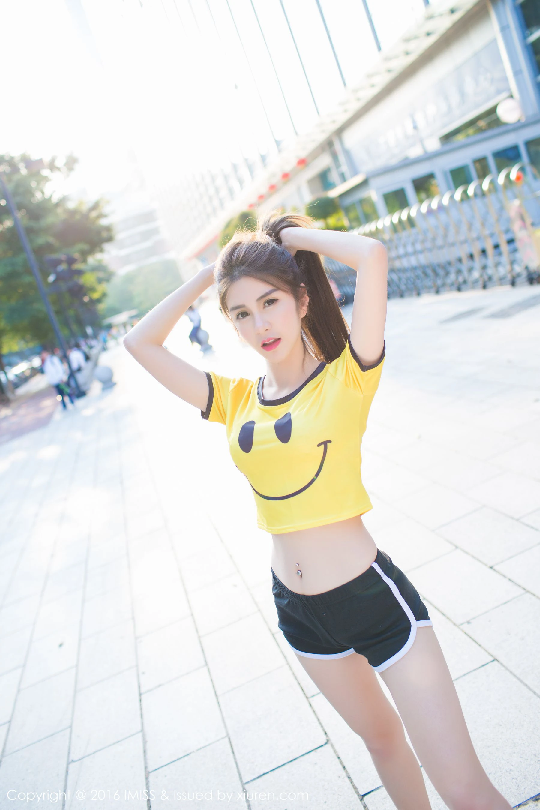 李李七七喜喜《泳装+内衣+街拍》 爱蜜社IMiss Vol.078第17张