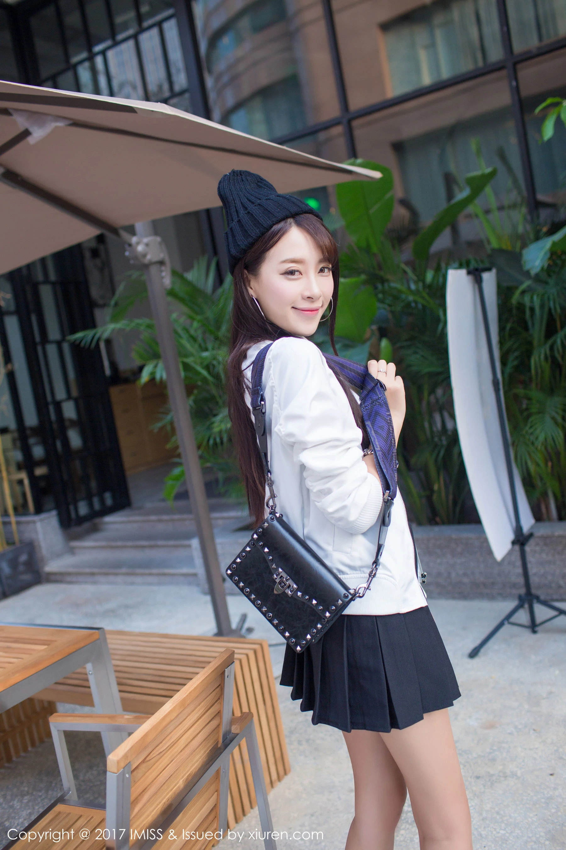 女神@王曼妮好Q街拍系列 爱蜜社 VOL.163第11张