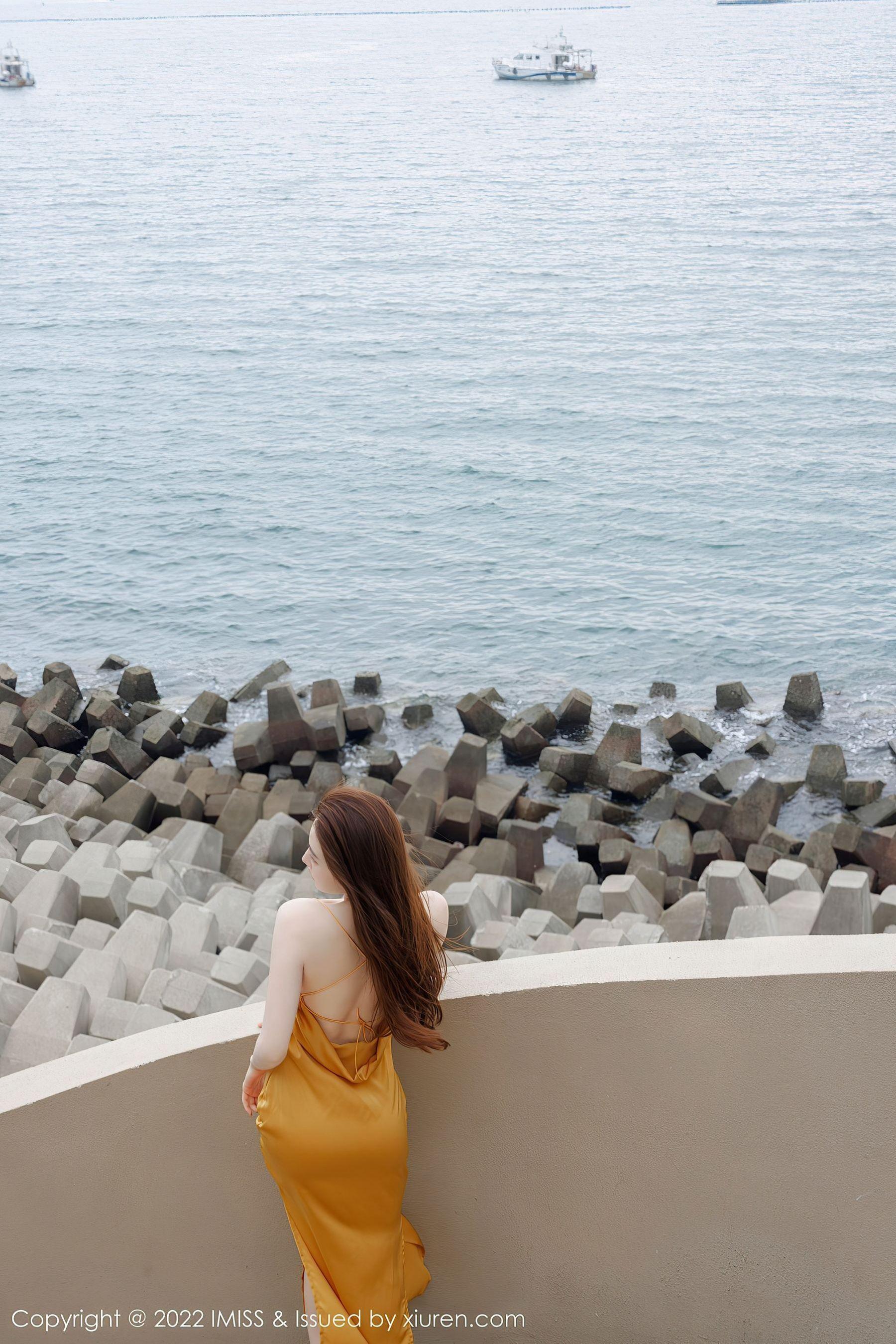 爱蜜社 VOL.706 Lynn刘奕宁 长裙美腿第14张