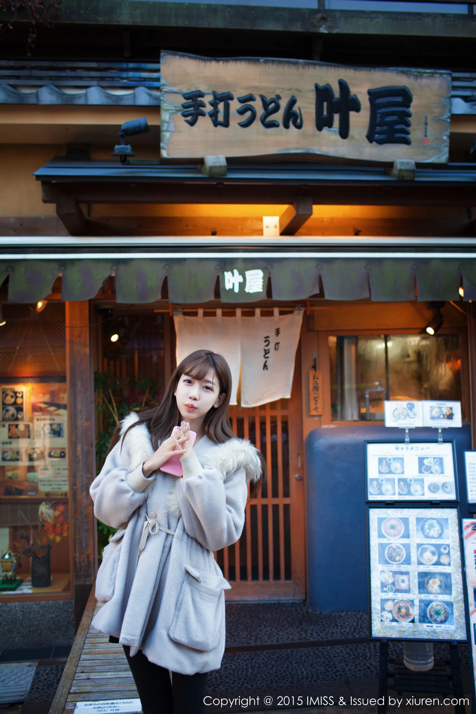 网红陈潇《日本之旅街拍》 爱蜜社IMiss Vol.010第3张