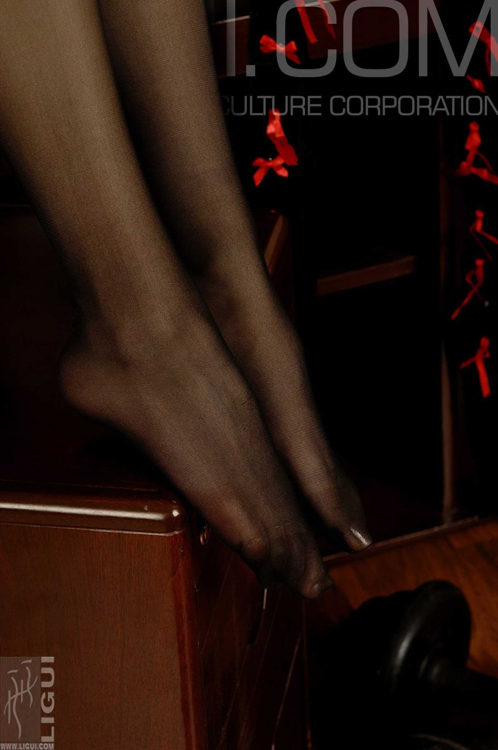 [丽柜LiGui] Model 海伦《丝襪的诱惑》丝足写真集图第4张