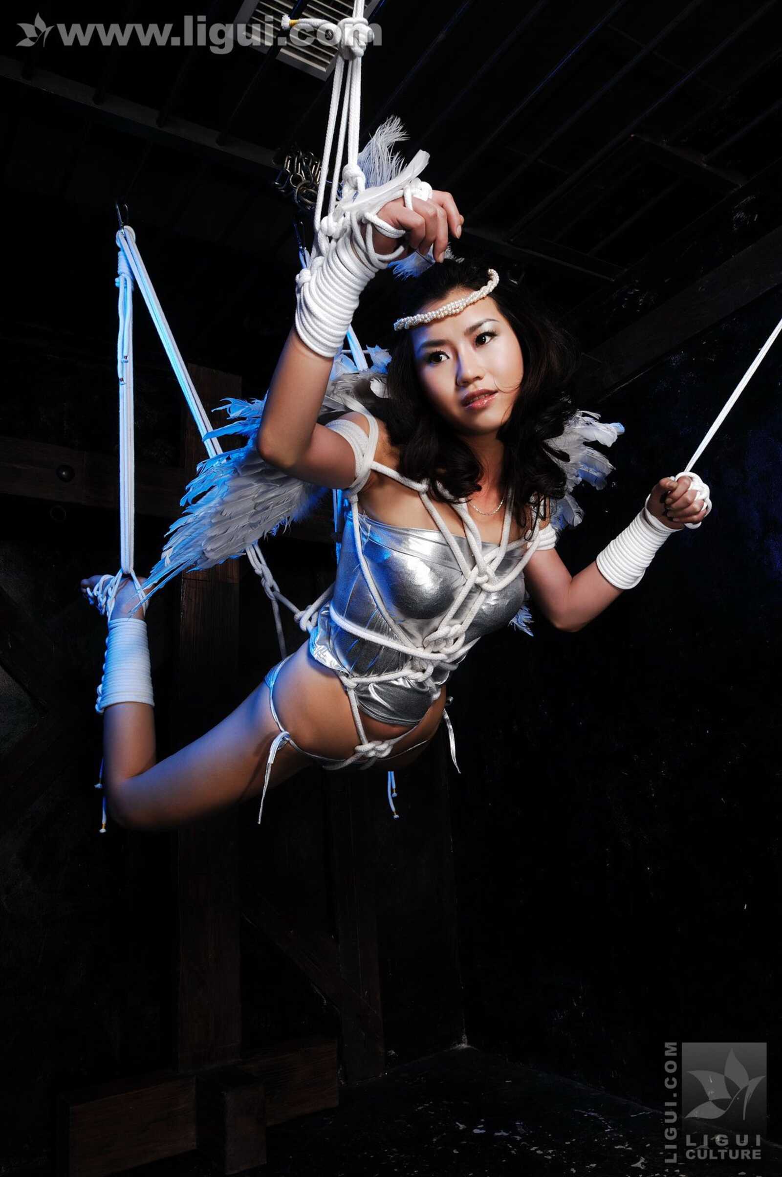 Model 由美《坠落的圣诞天使》 [丽柜美束LiGui] 丝第16张