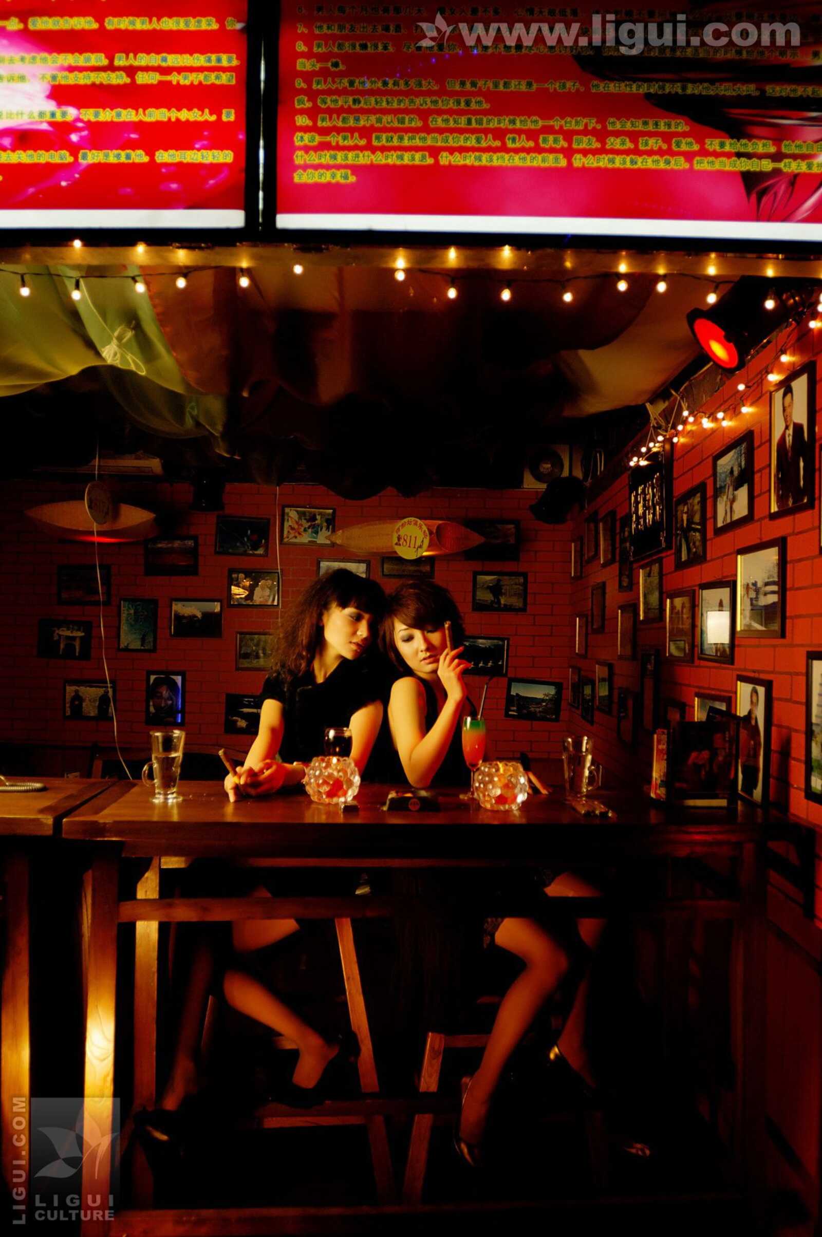 Model 咪惠美、kelly《灯红酒绿中的丝袜丽影》 [丽第13张