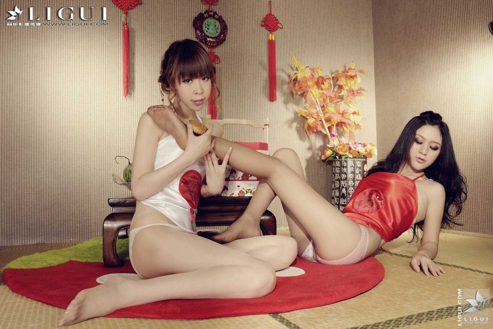 Model 英子、Vicky《中秋月儿圆》 上下合集 [丽柜第12张