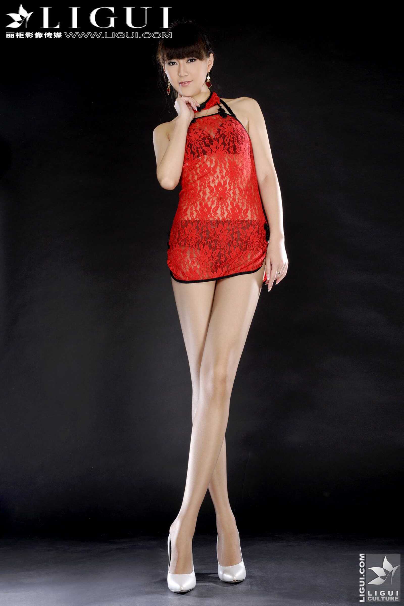 Model Cherry《火红的中国情》 [丽柜LiGui] 美腿玉足第1张
