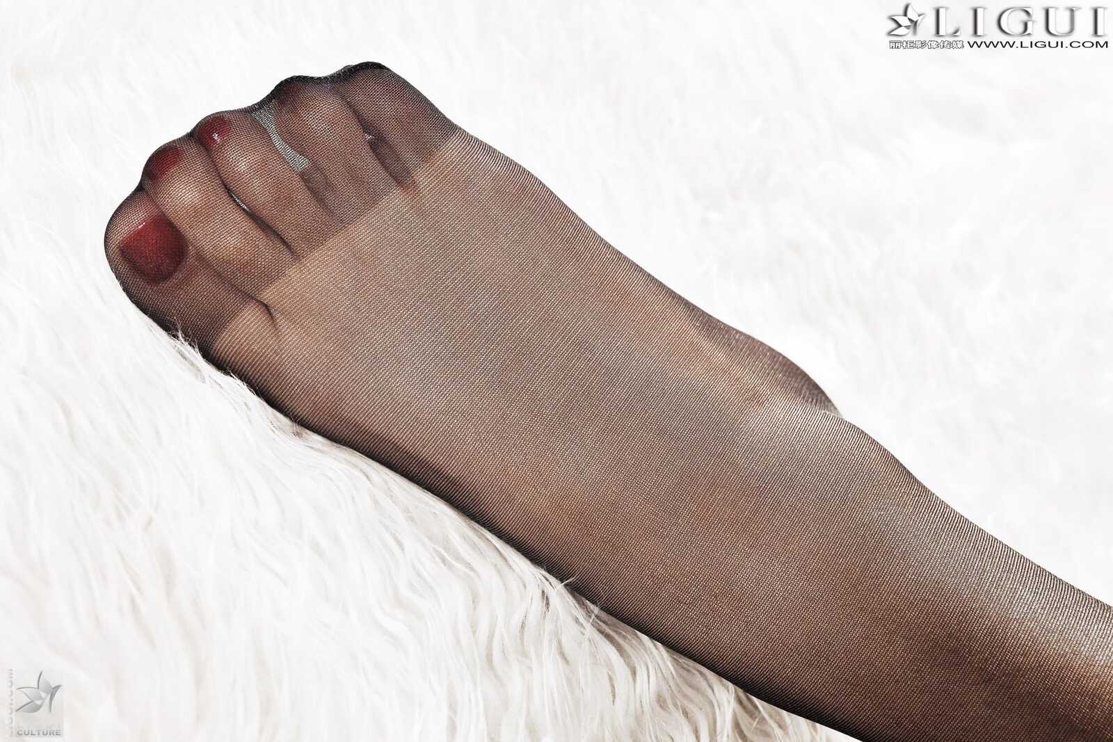 Model 安娜《职业装黑丝美足》 [丽柜LiGui] 美腿玉第13张