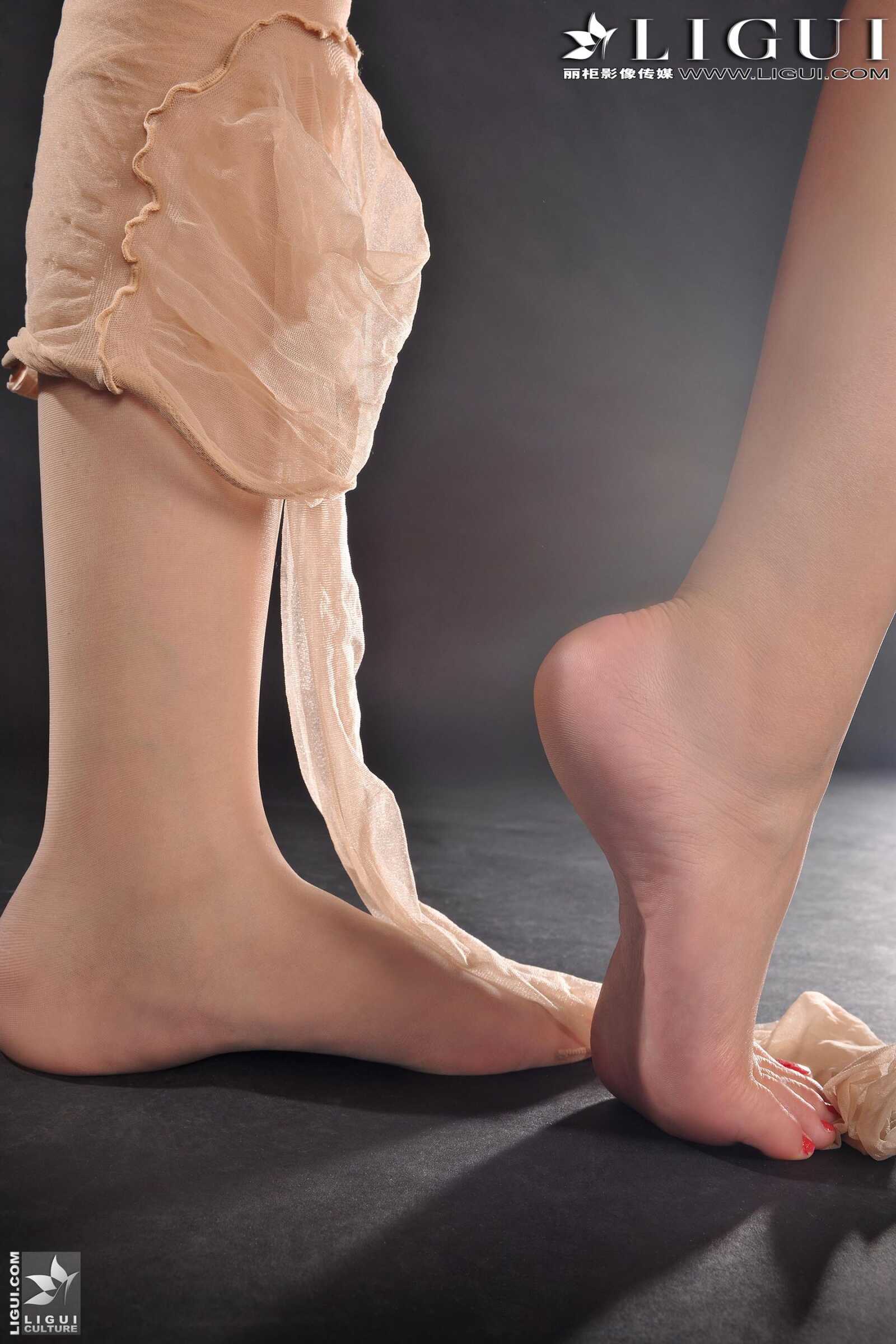[丽柜贵足LiGui] Model Amily《OL职业装高跟美足》上第1张