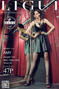 Model AMY《吊带裙黑丝高跟女郎》 [丽柜LiGui] 美腿