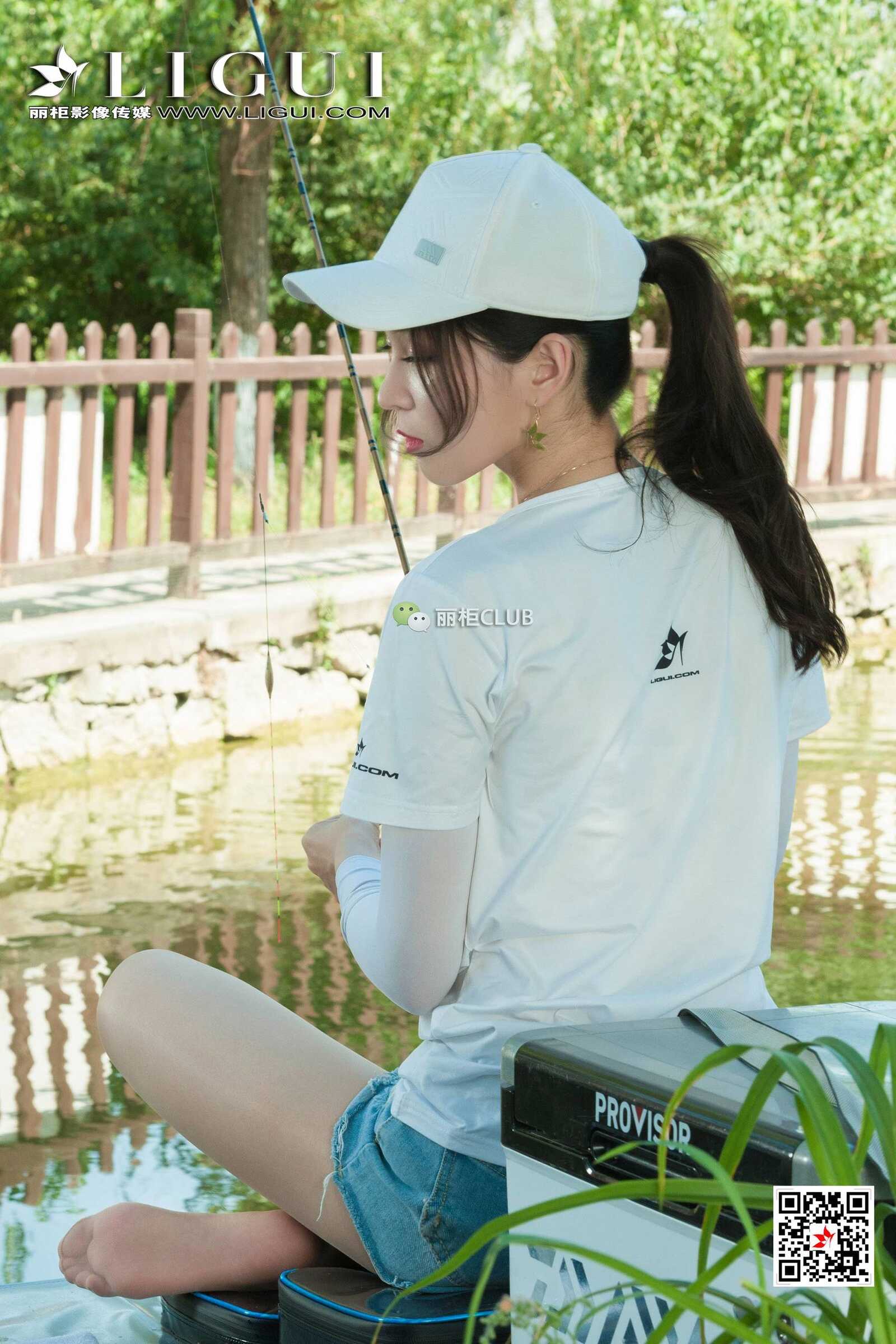足模小戈《钓鱼小妹丝足》 [丽柜LIGUI] 网络丽人第17张