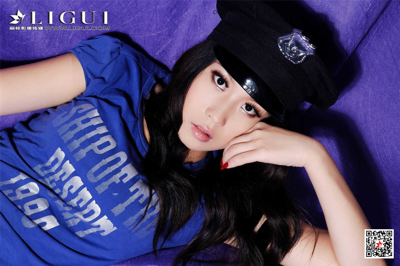 Model 幽幽《黑丝女兵》 [丽柜Ligui] 写真集第2张