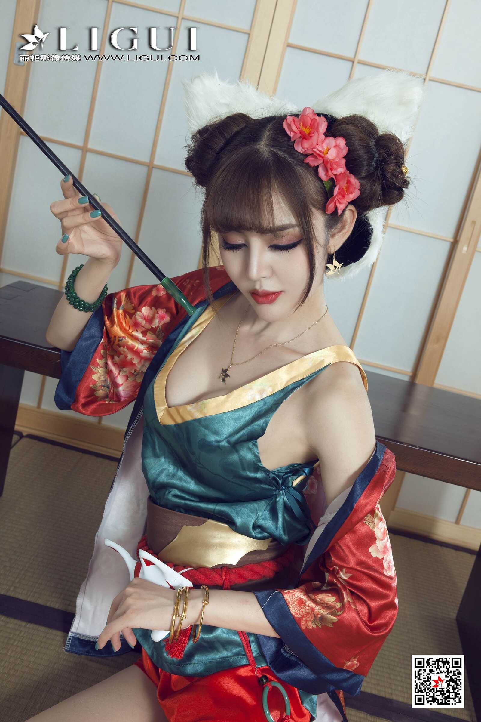 Model 凉儿《古典玉足》 [丽柜Ligui] 写真集第9张