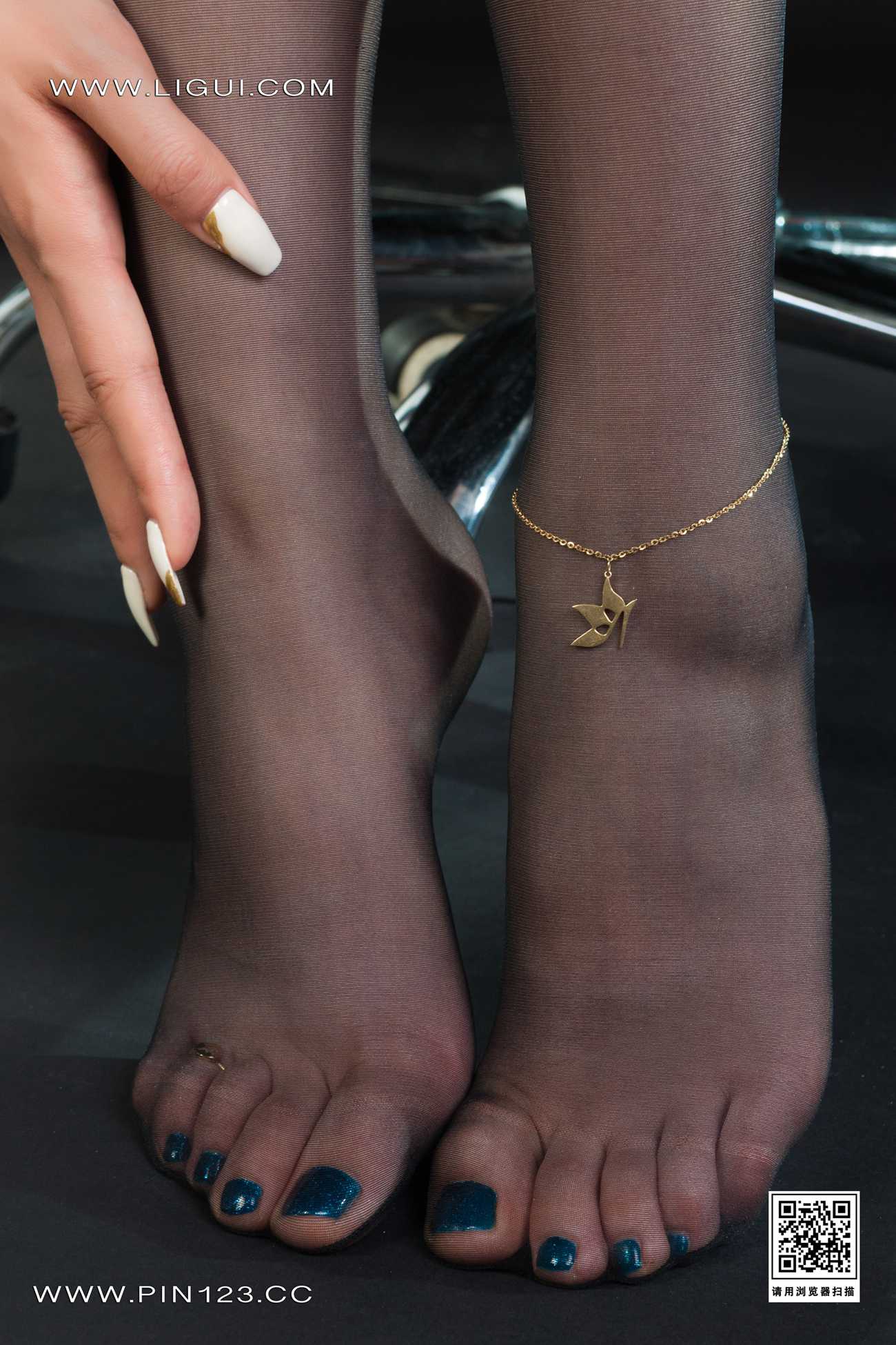 [Ligui丽柜]2022.08.15 黑丝迷情 Mia第11张