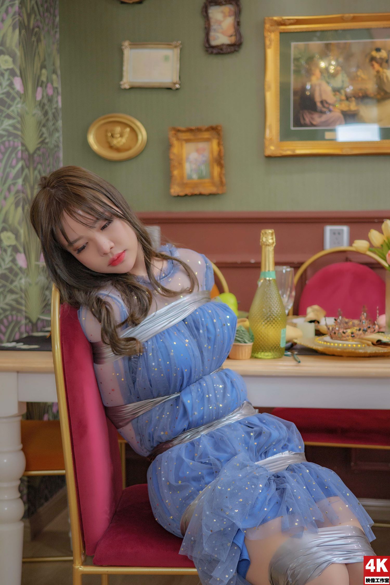 [Ligui丽柜]2022.04.30 法式幽默2 小琳琳第10张