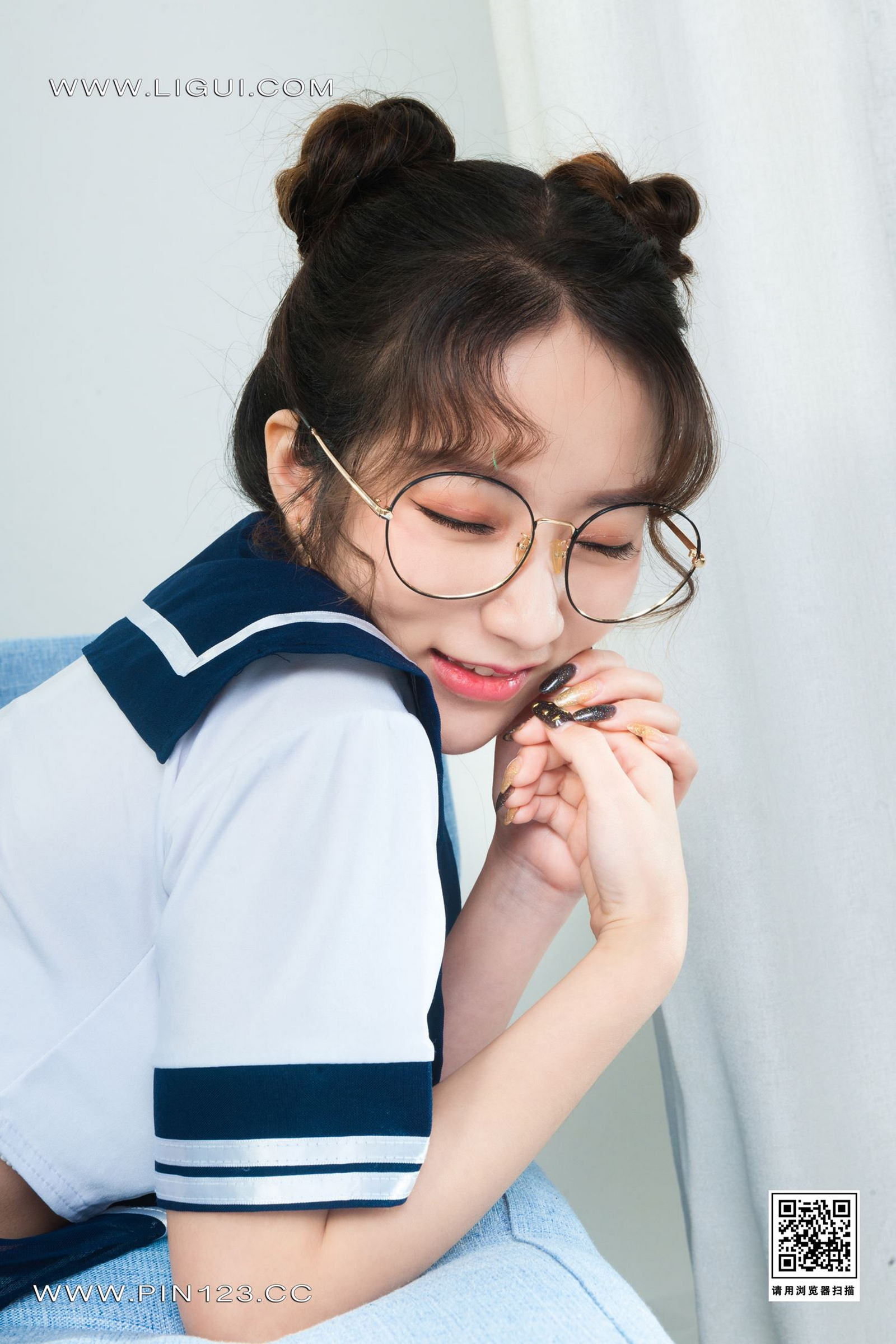 [Ligui丽柜]2022.09.16 双生花-紧缚花季 小智贤&amp;汐汐第22张