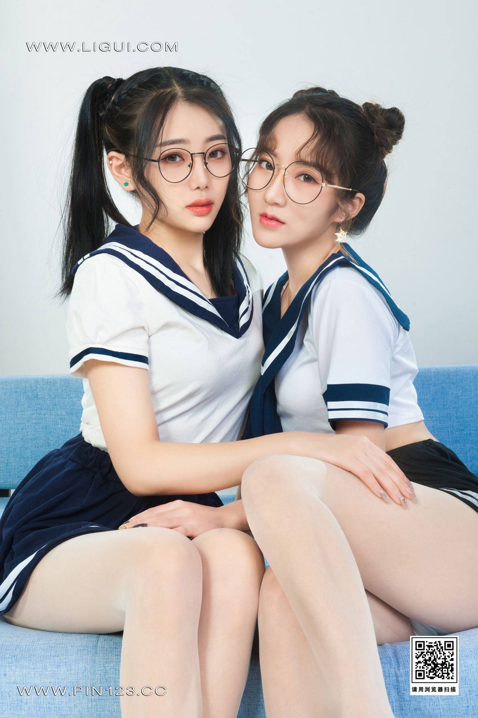 [Ligui丽柜]2022.09.16 双生花-紧缚花季 小智贤&amp;汐汐第20张