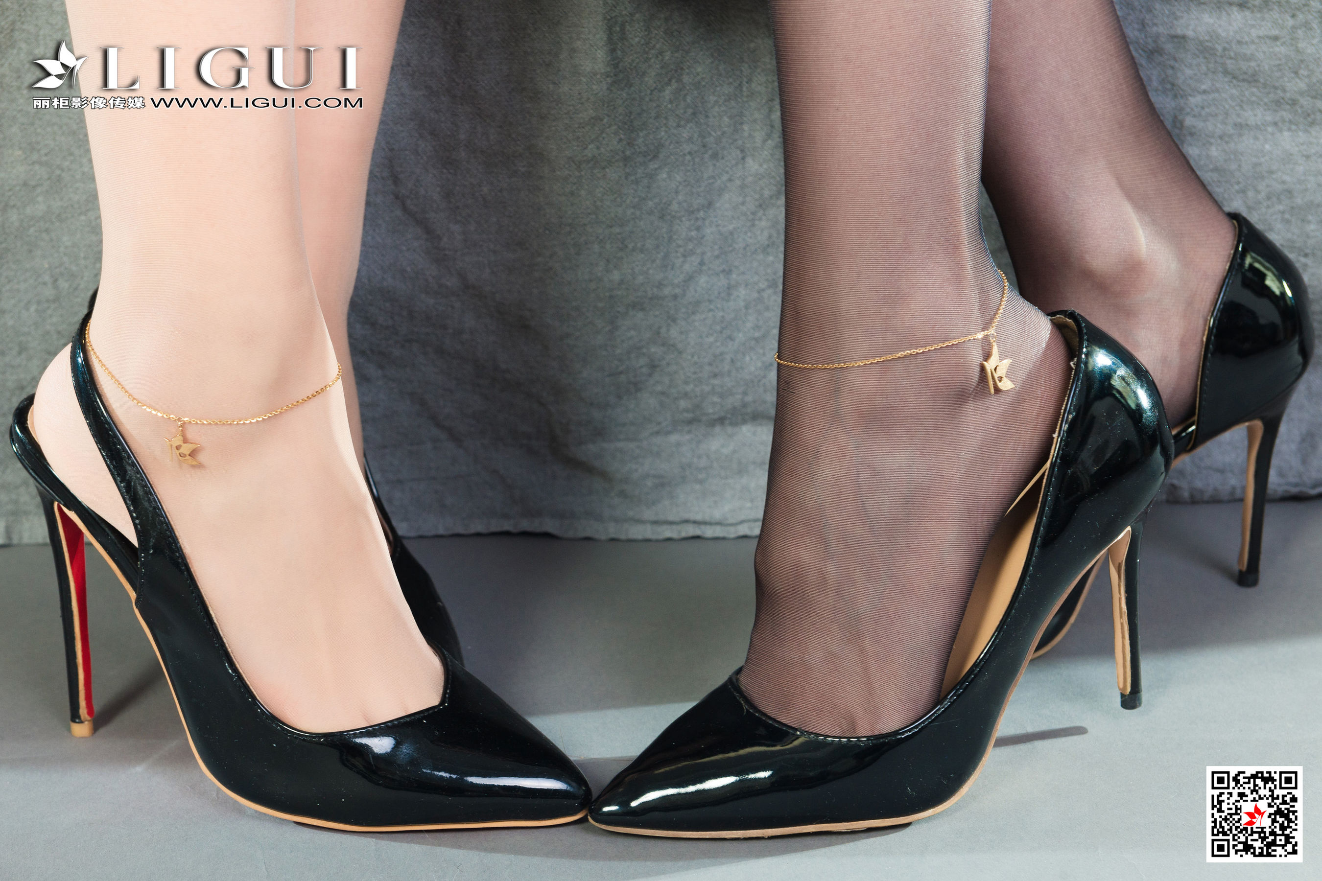 [丽柜Ligui] 凉儿&amp;苏黎 《双生花-欲望香丝》 丝袜写真第4张