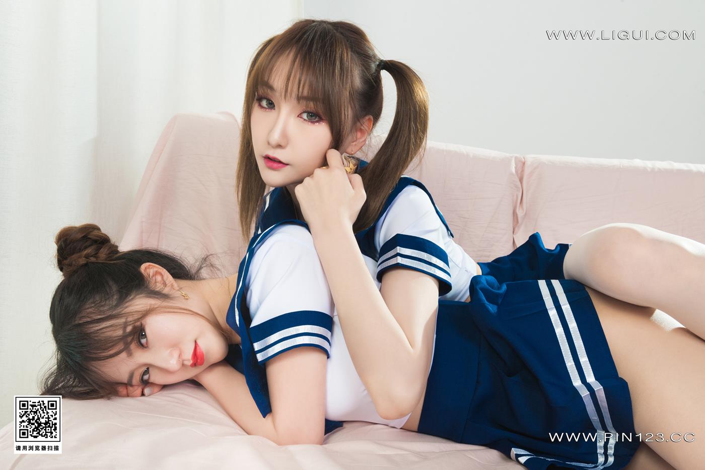 [Ligui丽柜]2023.03.02 双生花-同桌的你（上） 心心＆汐汐第4张