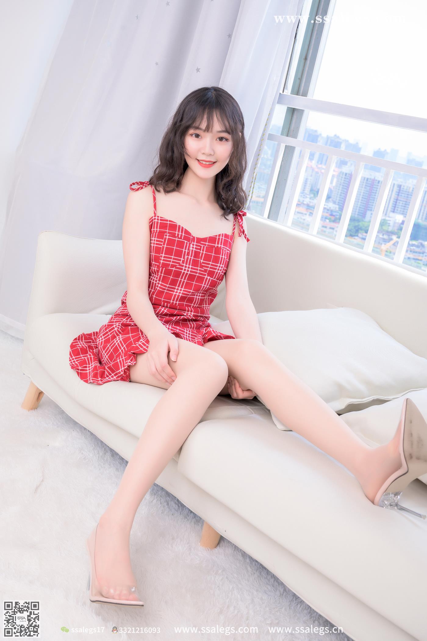 [SSA丝社]超清写真 NO.415 阳阳我的红格子短裙(上)[112P]第10张
